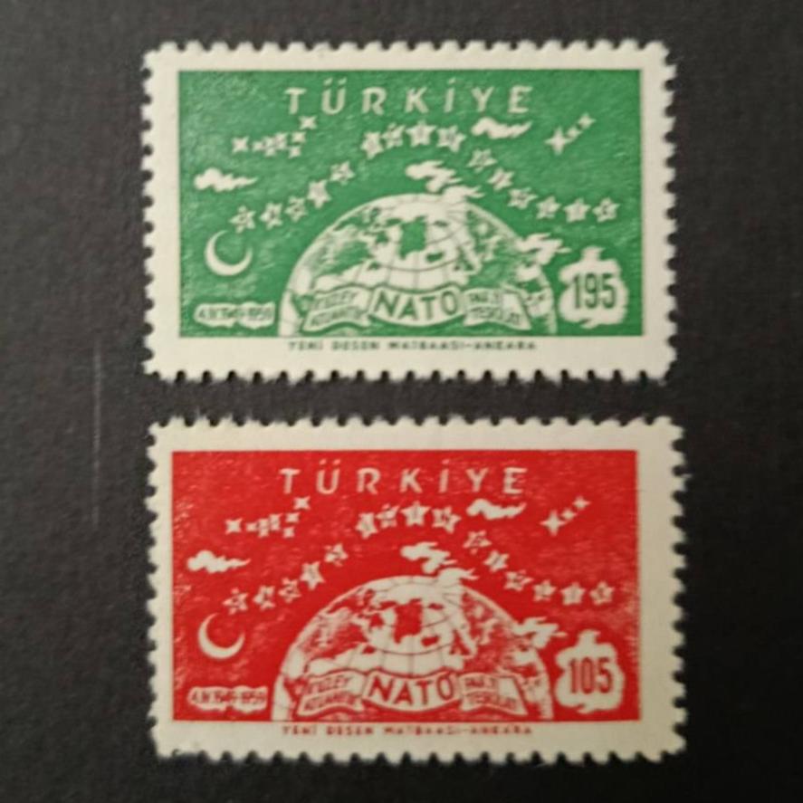 سری تمبر دو تایی ترکیه