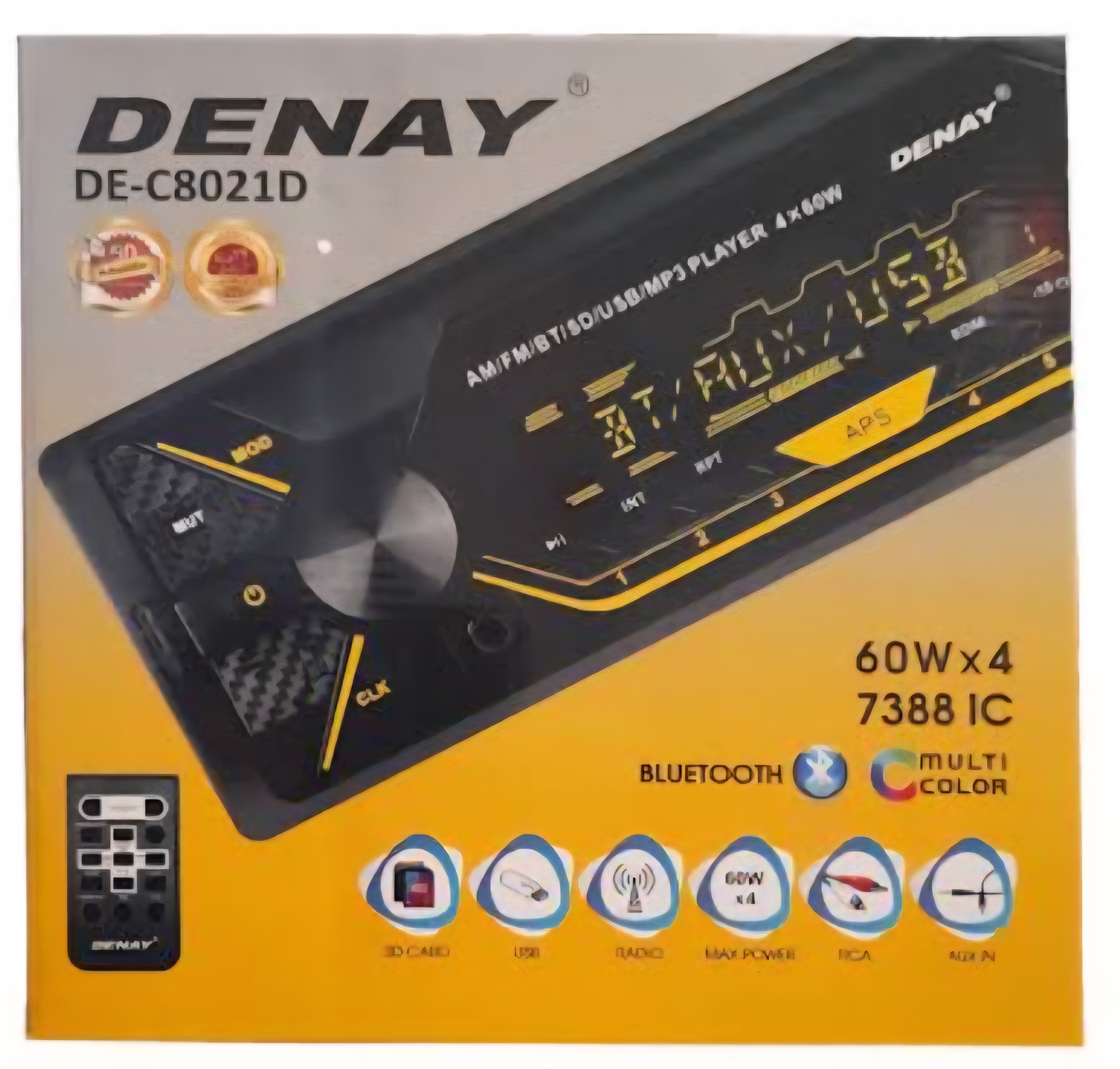 ضبط ماشین پنل جدا بلوتوث دار آی سی بزرگ