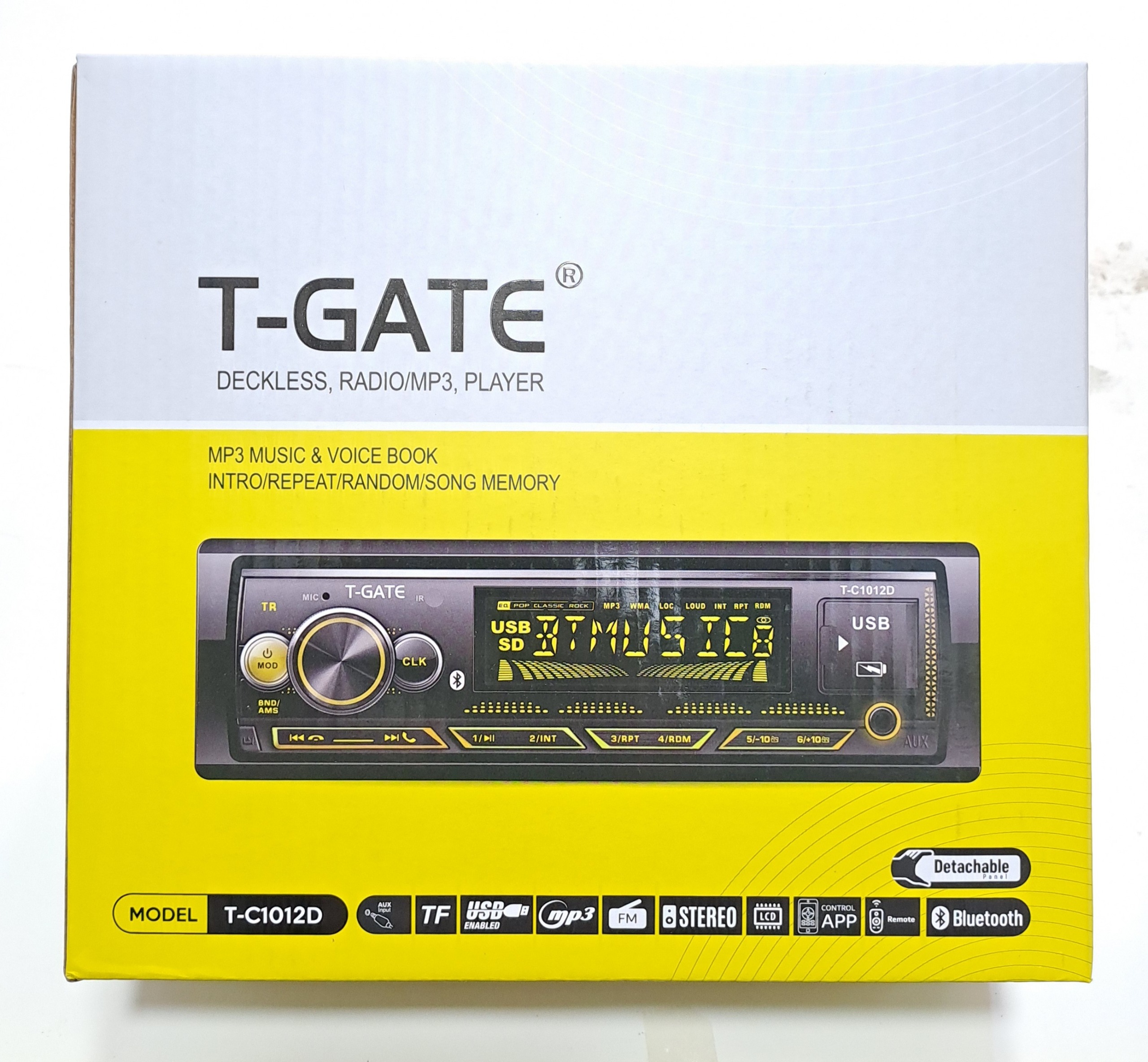 ضبط ماشین پنل جدا بلوتوث دار