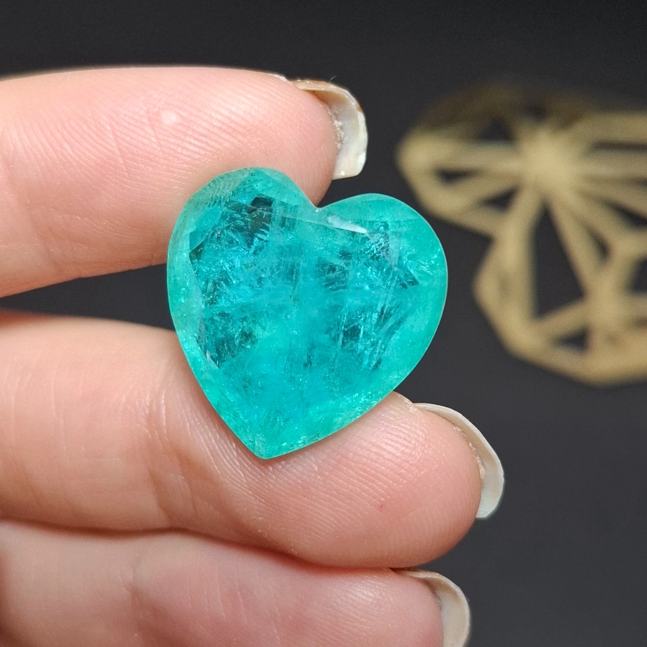 نگین سنگ کوارتز معدنی دابلت شده  کد 10361