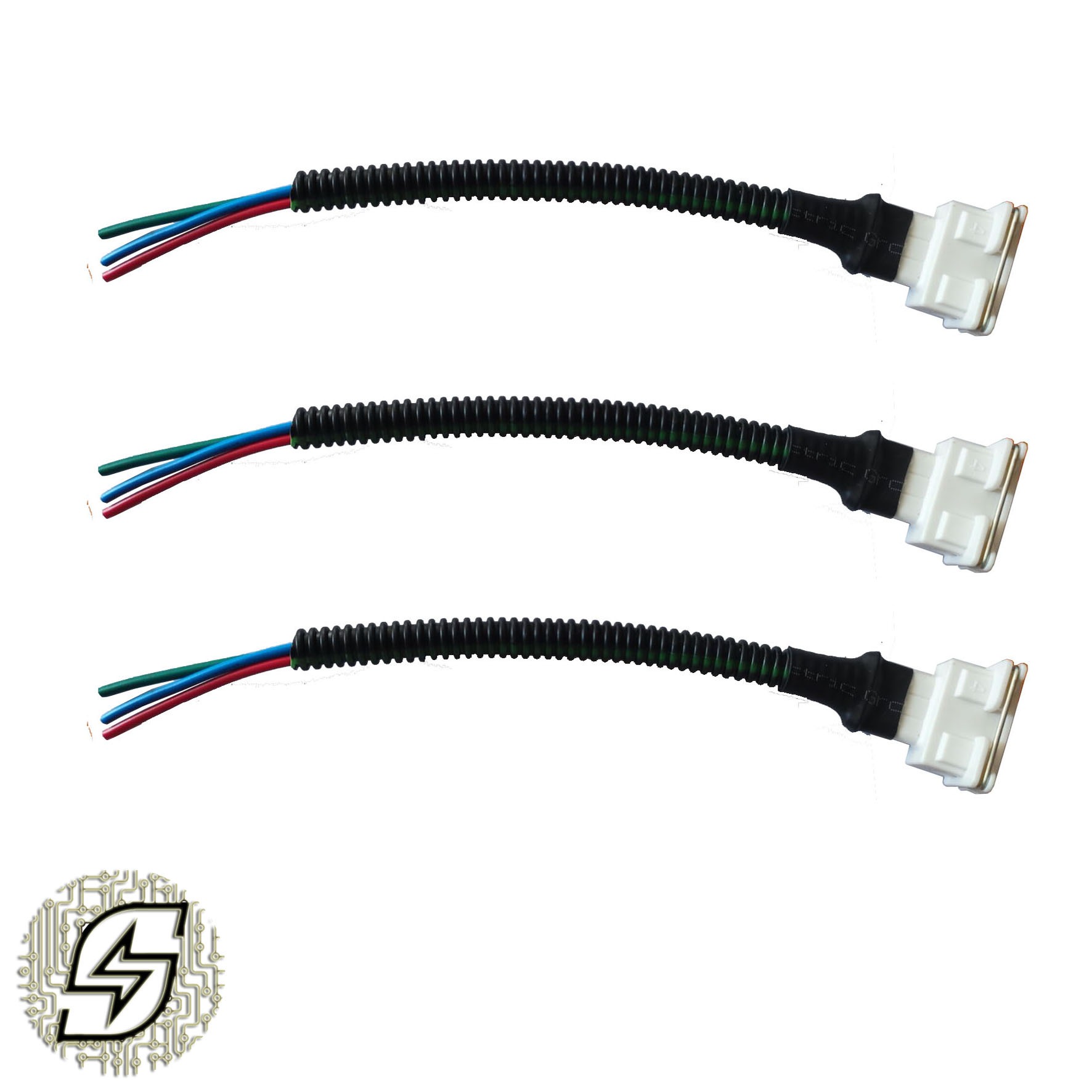 سوکت سه فیش همه کاره سیم بلند - الکتروسایان