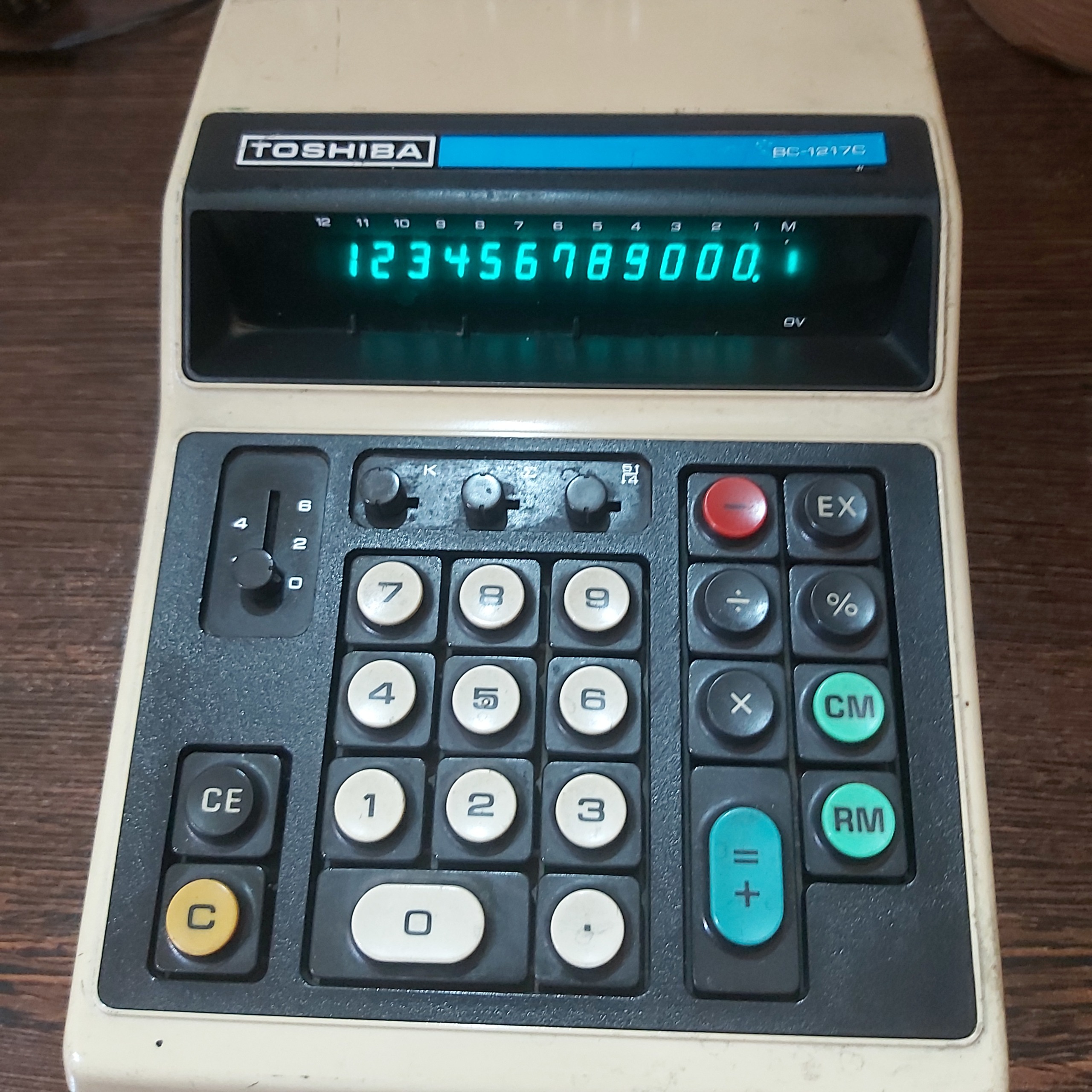 ماشین حساب کلکسیونی توشیبا BC-1217c