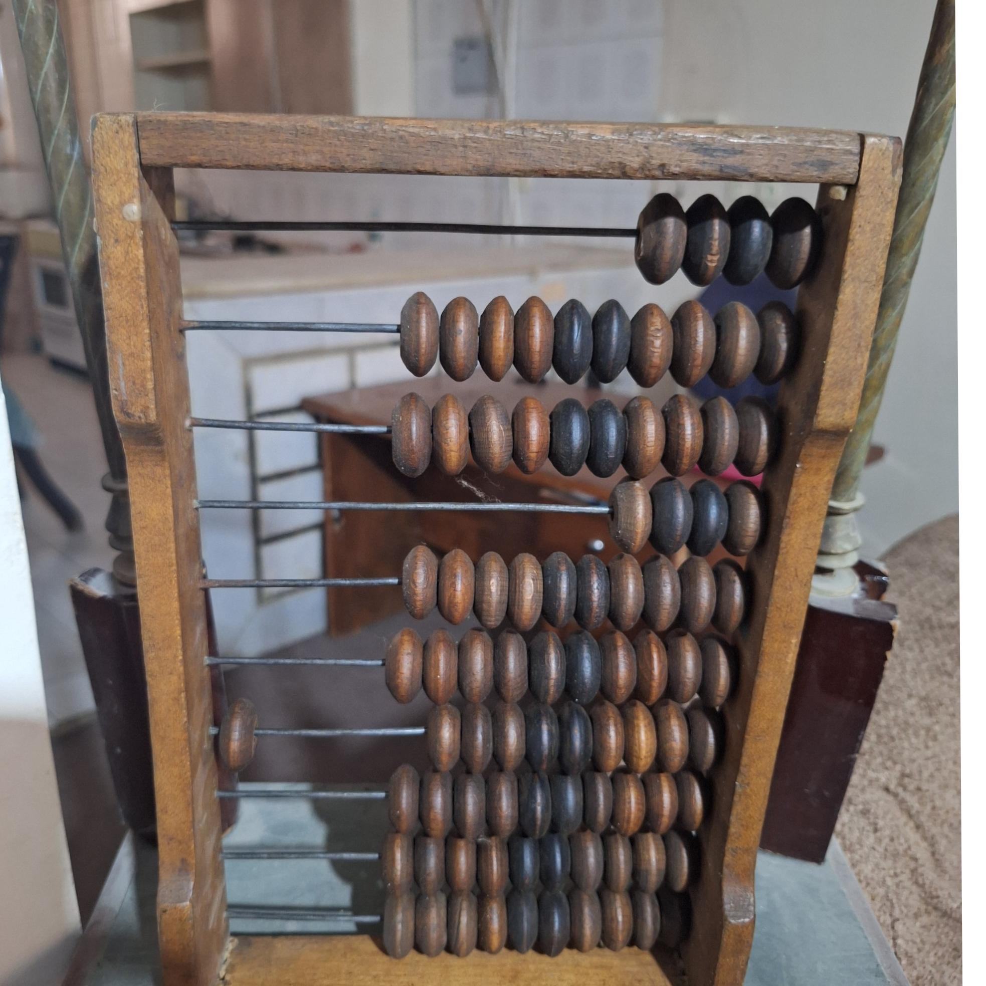 چرتکه قدیمی چوب روسی