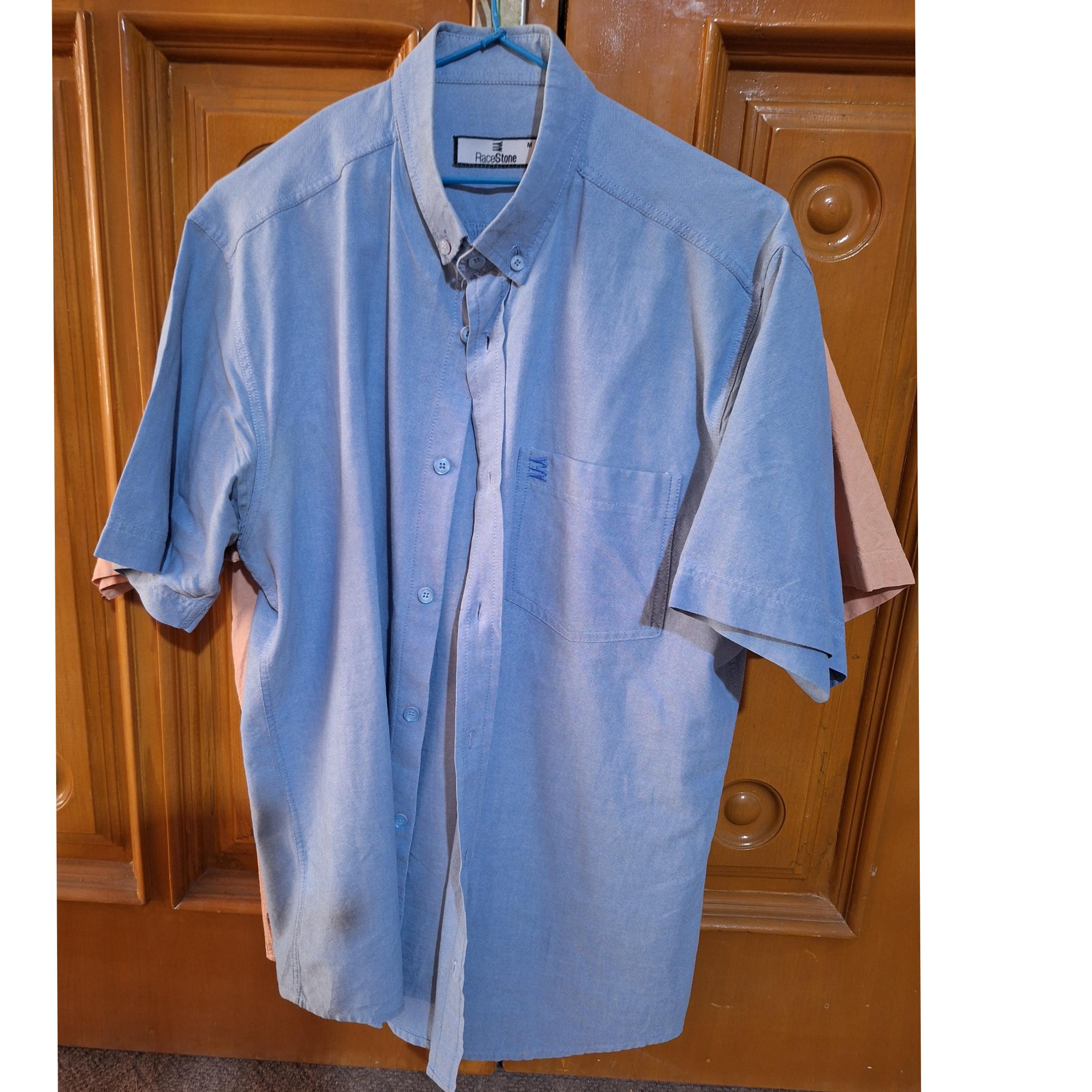 پیراهن مردانه سایز بزرگ آستین کوتاه وسالمه