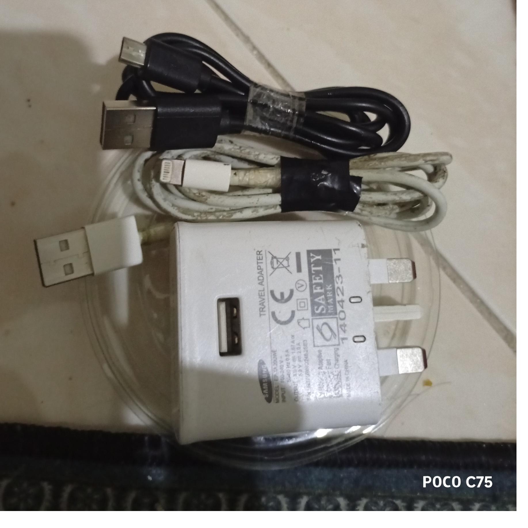 کلگی شارژردوعددکابل شارژر