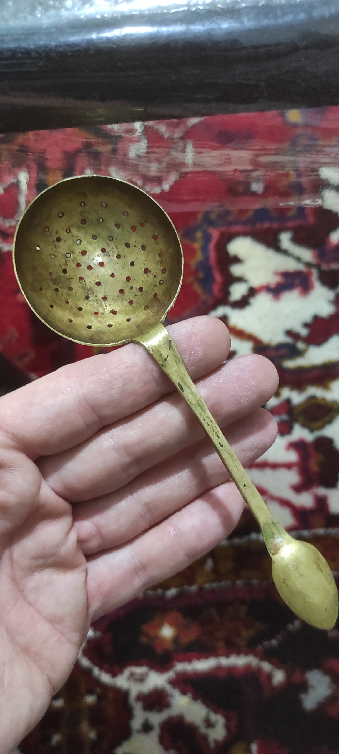 صاف کن قاشق دار قدیمی قاجار