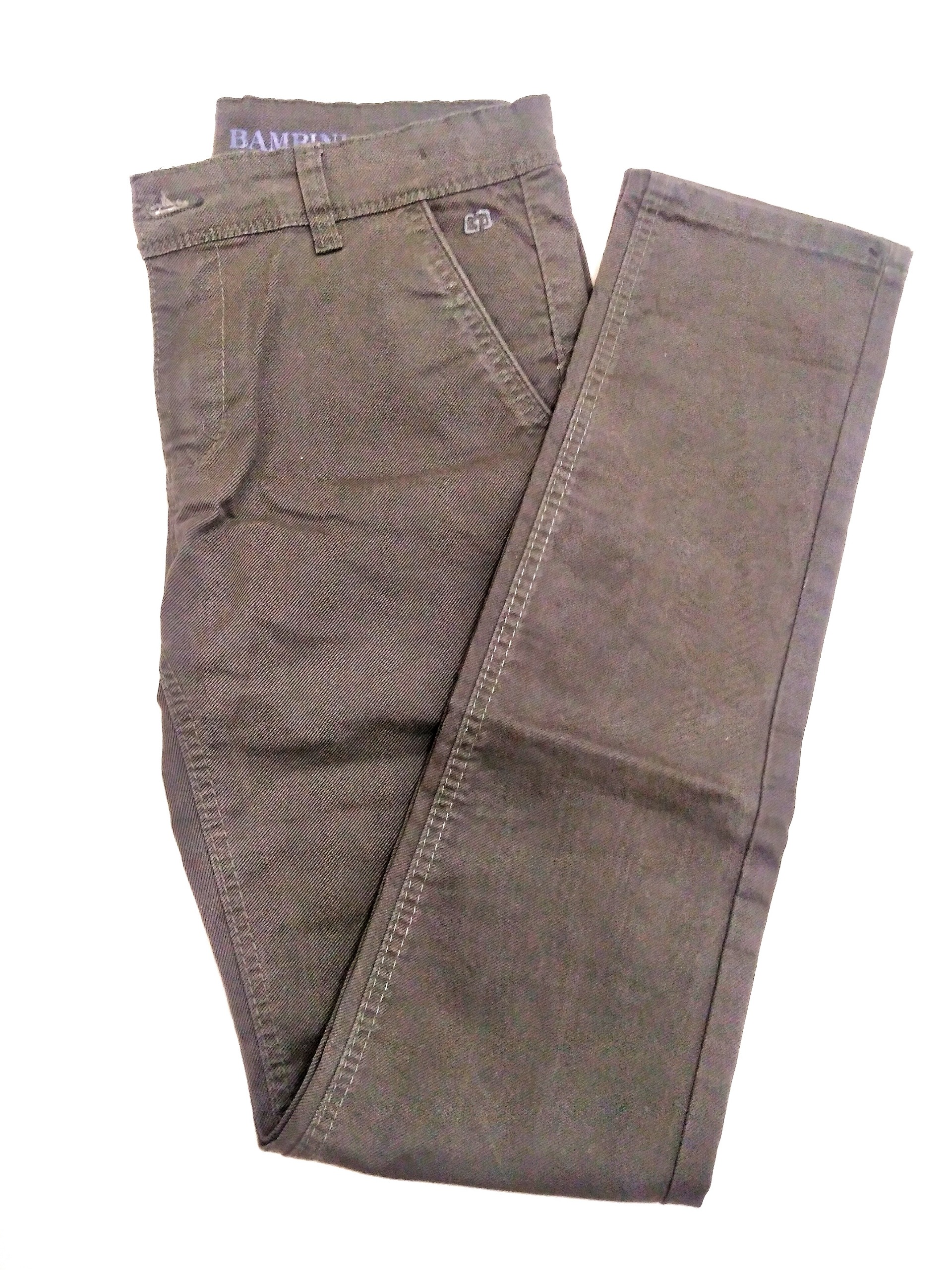 شلوار کتان پسرانه دودی