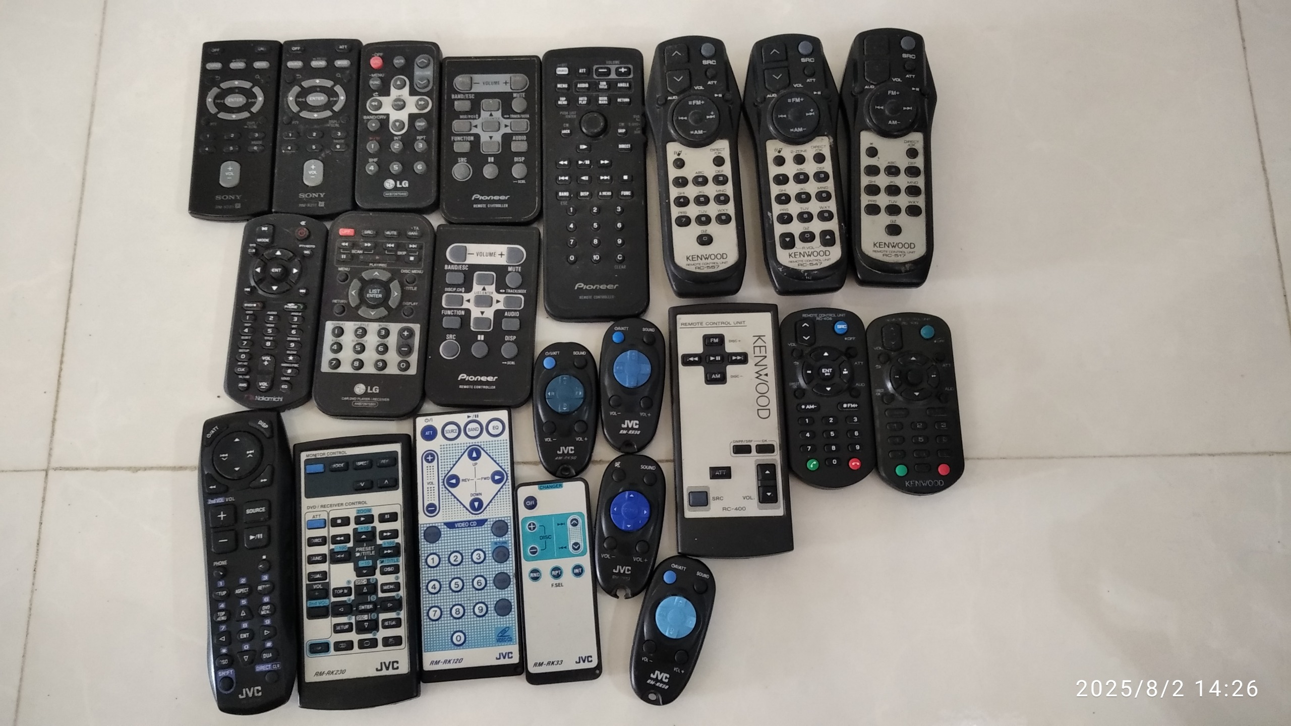 ریموت کنترل ضبط پخش صوتی و تصویری