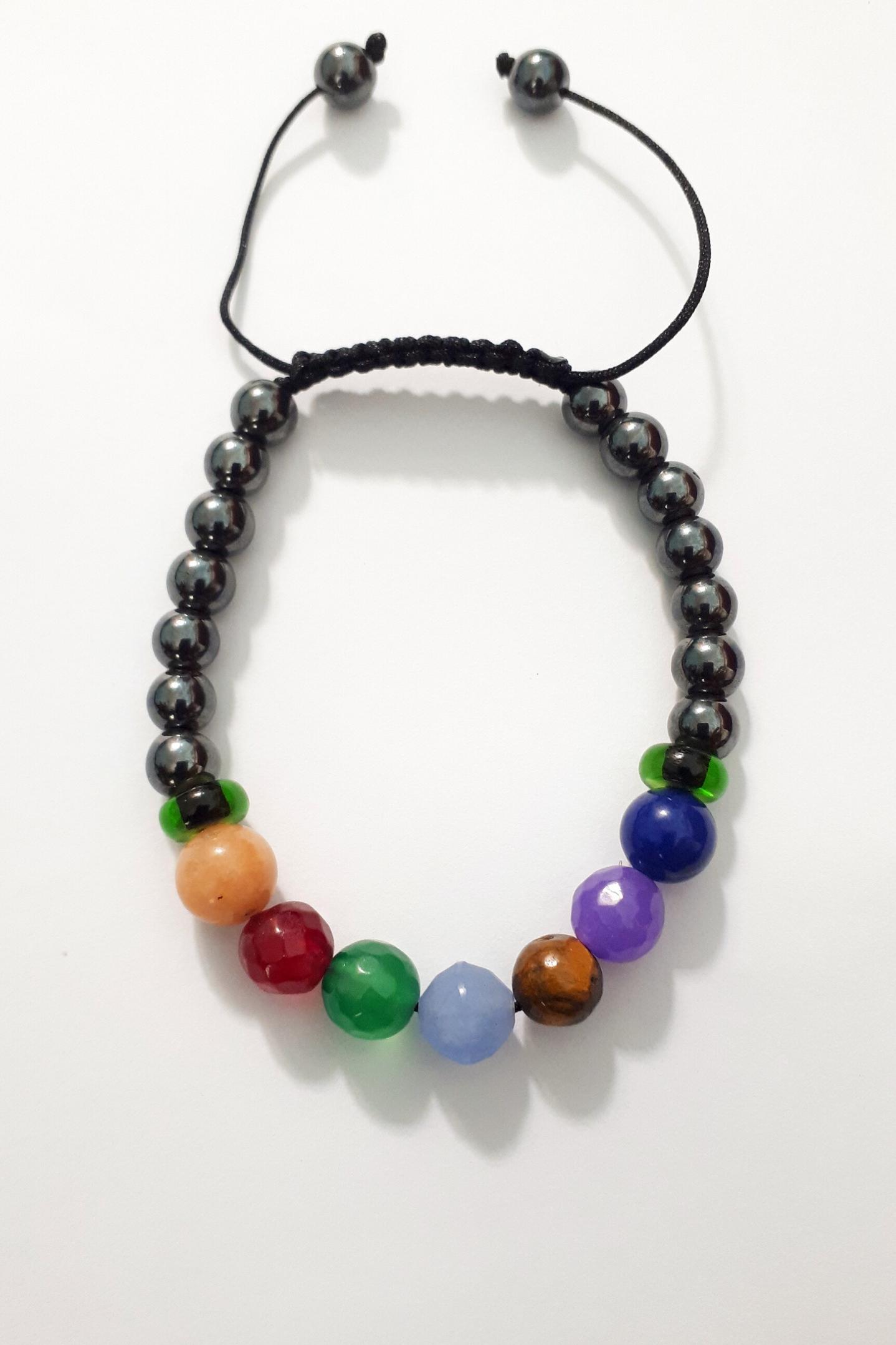 دستبند سنگی هفت مراکز بدن