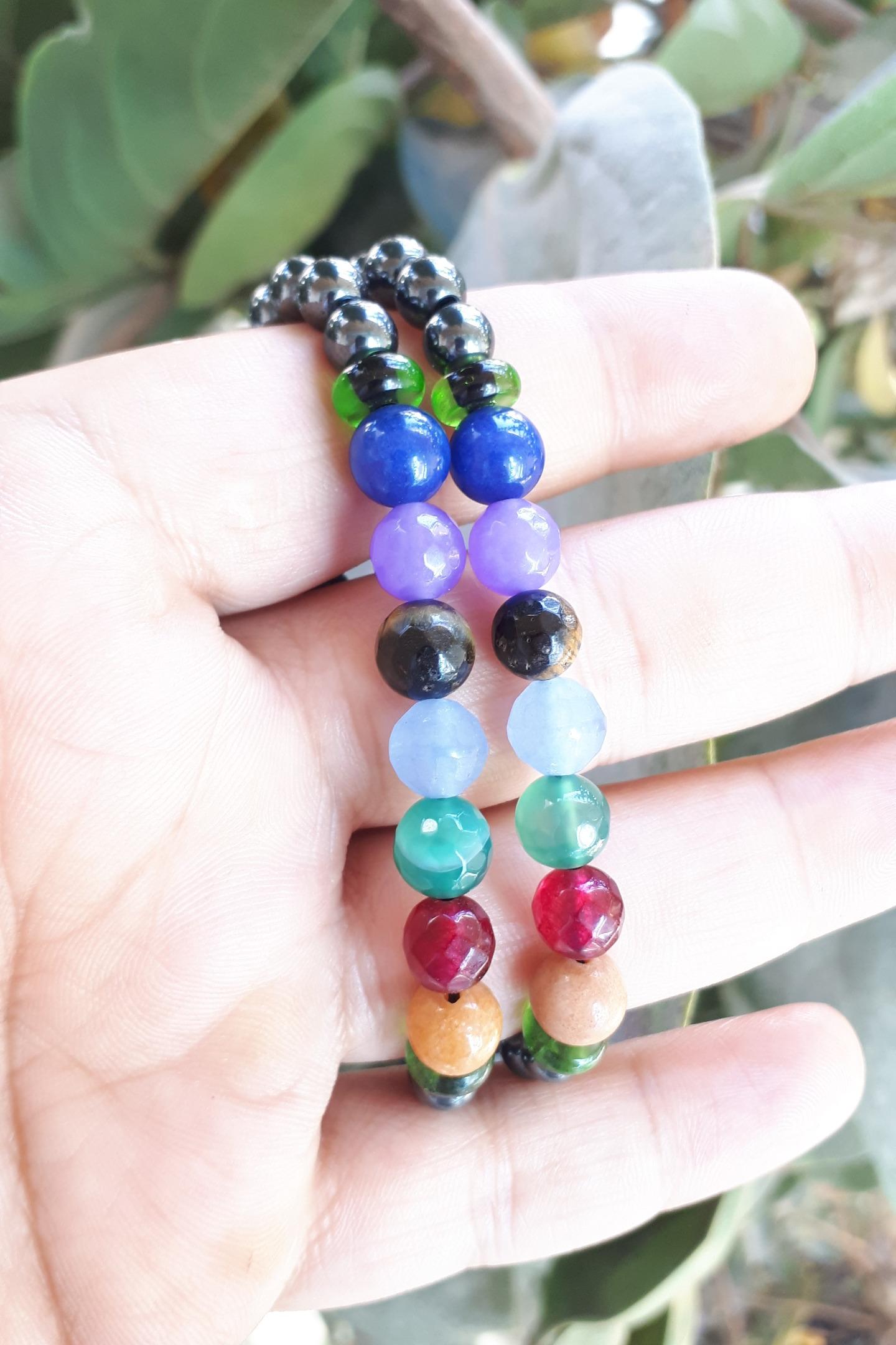 دستبند سنگی هفت مراکز بدن