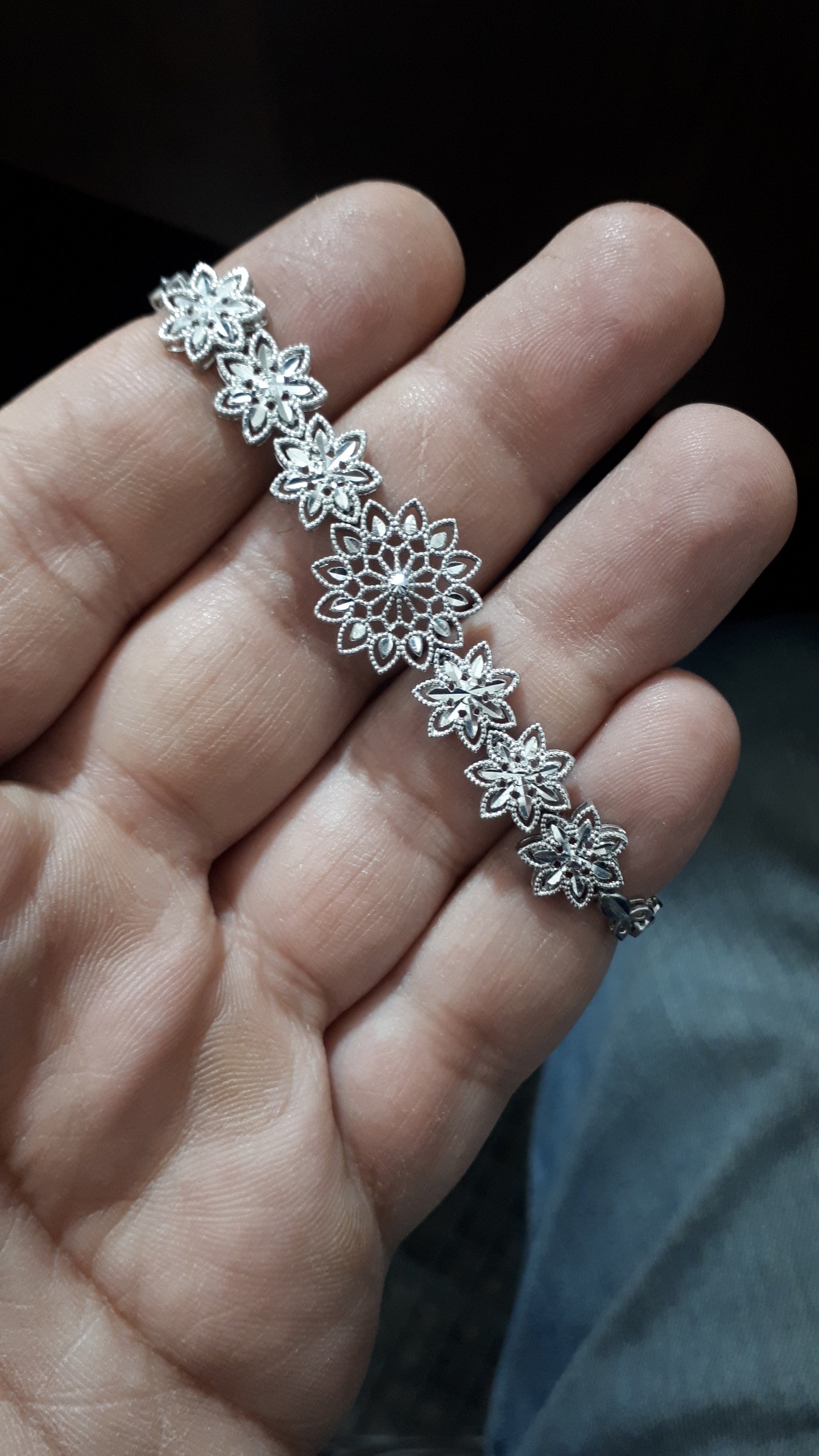 دستبند نقره زنانه