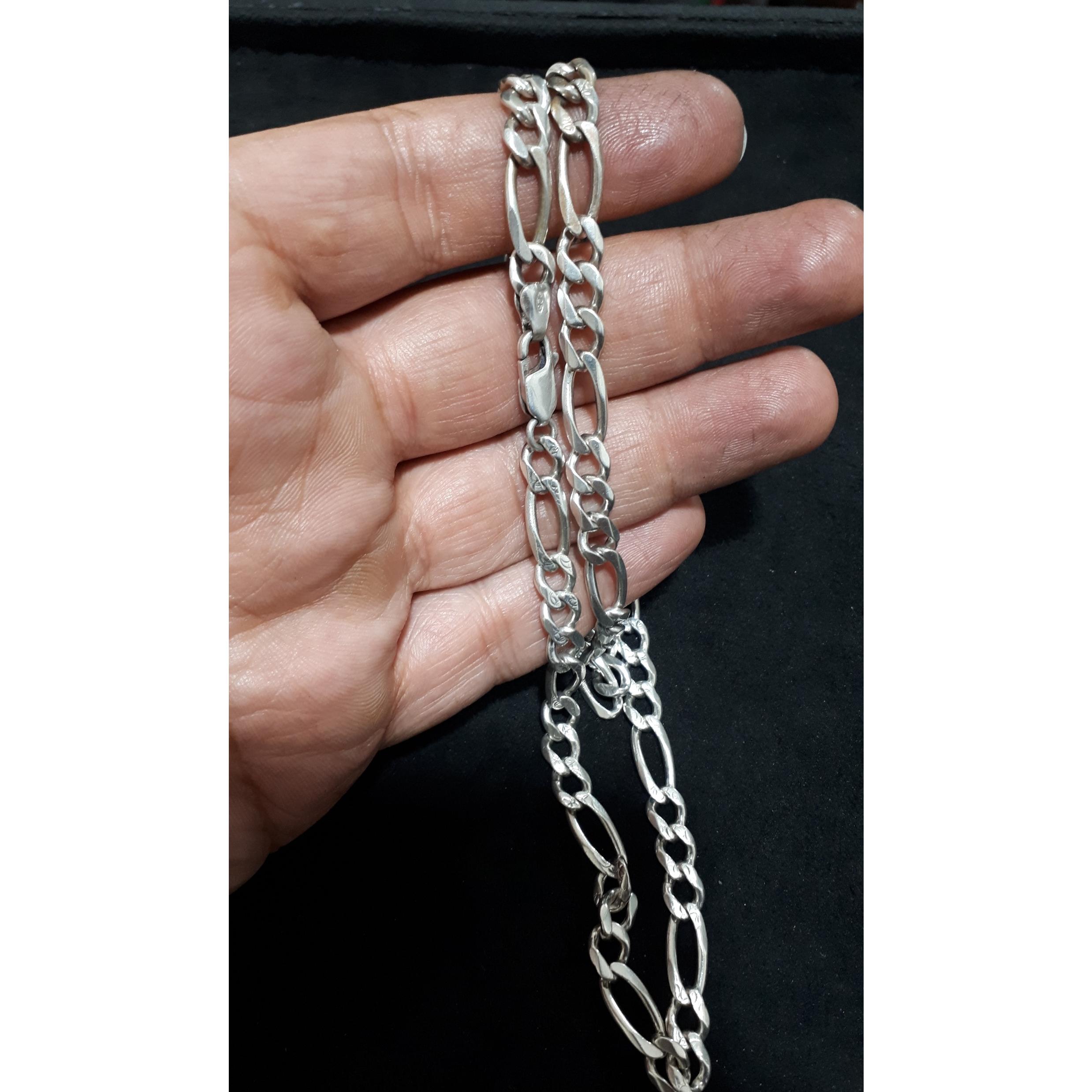 زنجیر گردنبند نقره