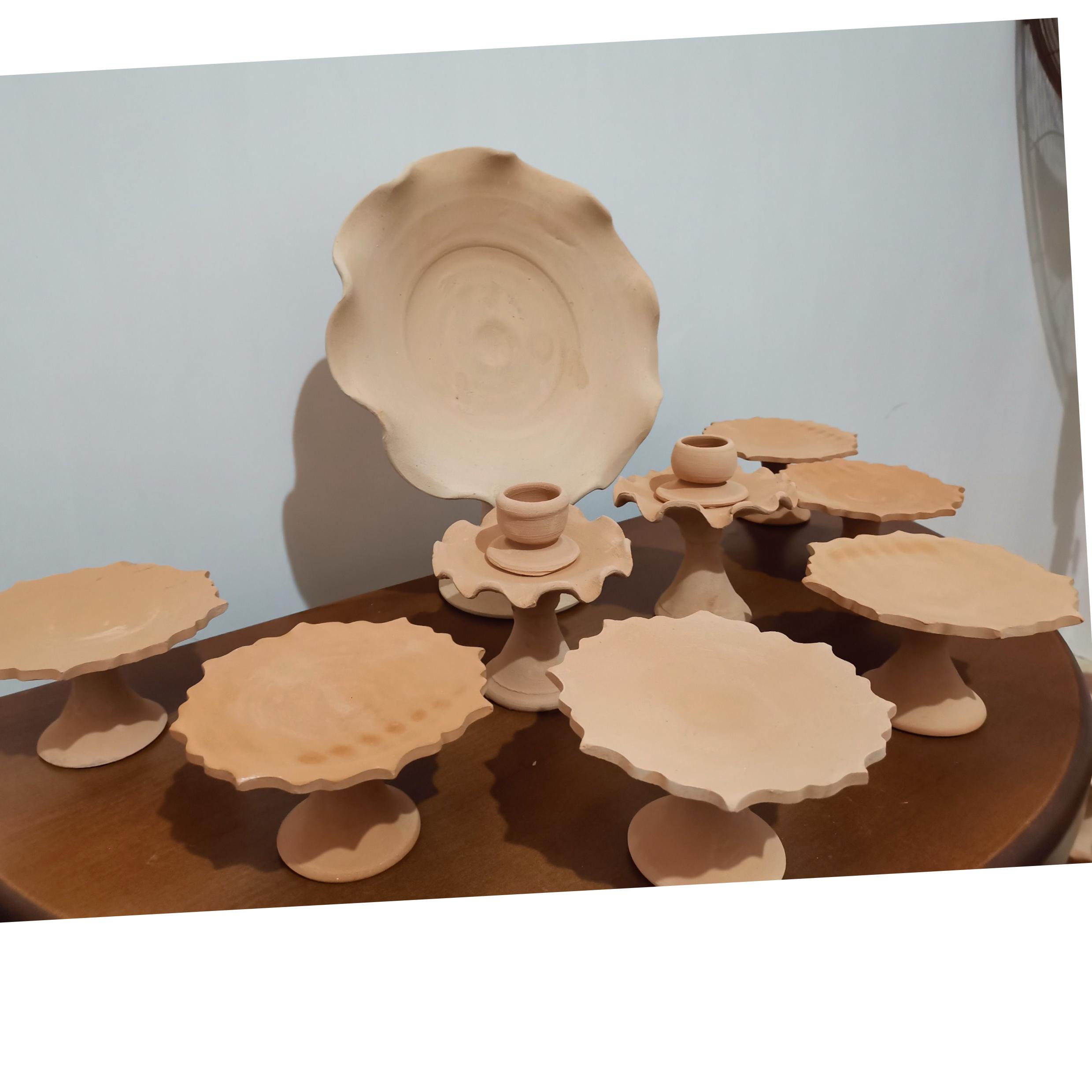 هفت سین سفالی خام