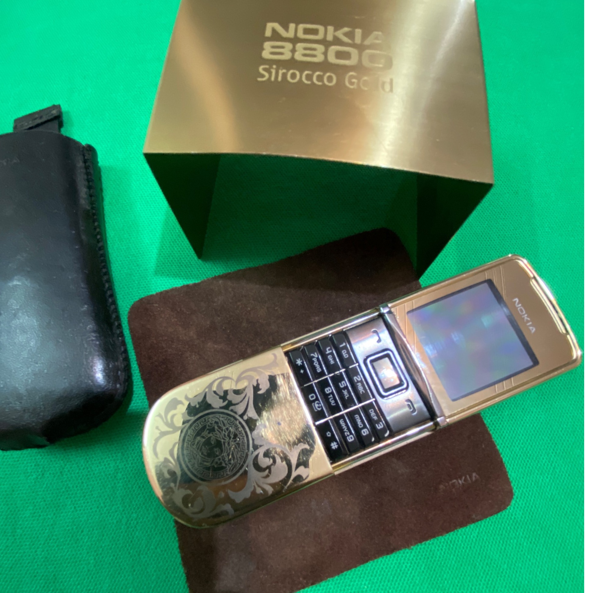 قاب کامل 8800 sirocco Gold با فلتها و LCD اورجینال