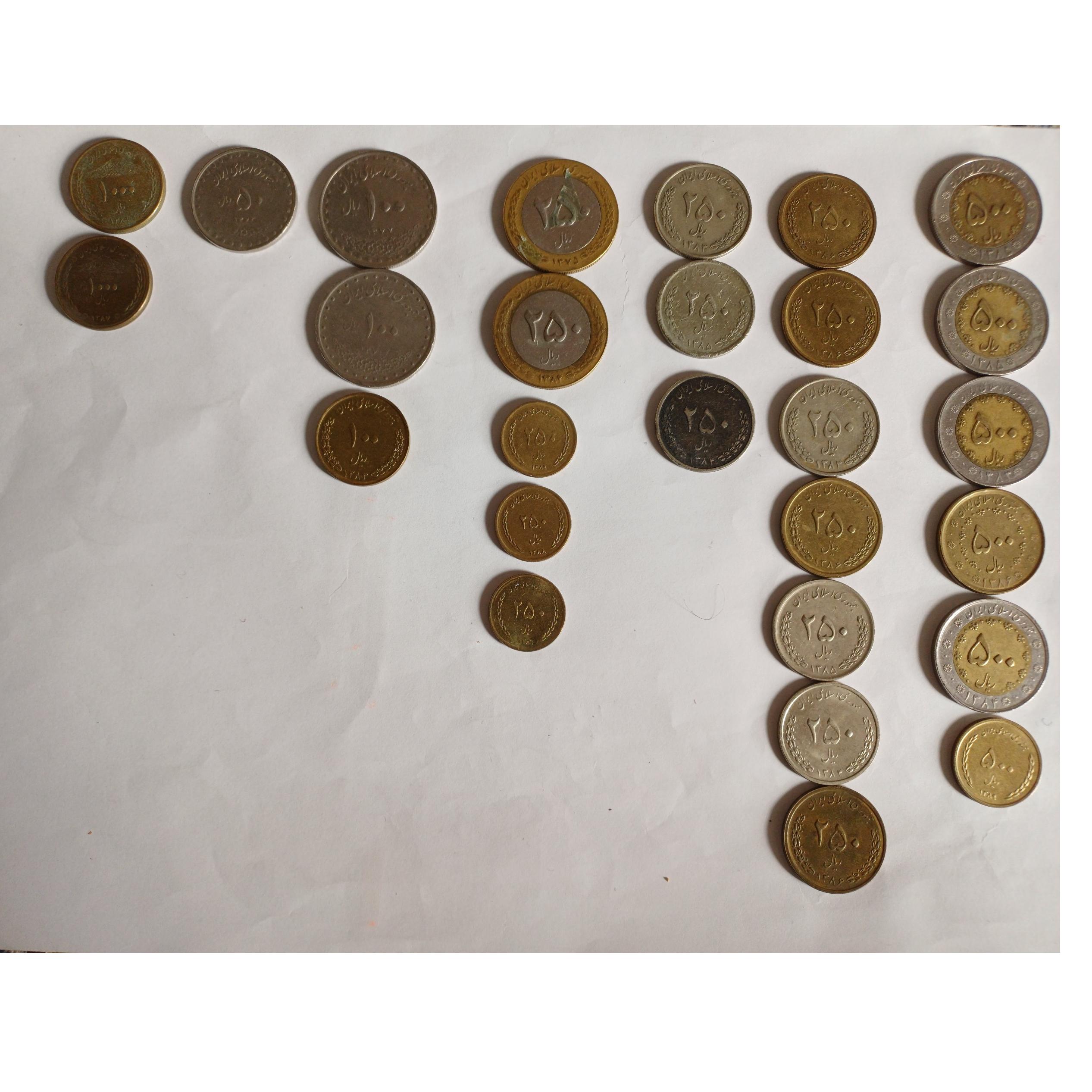 تعدادی سکه قدیمی