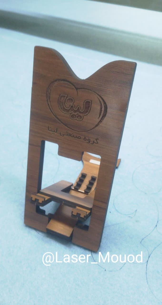 هولدر نگهدارنده گوشی مگنتی چوبی