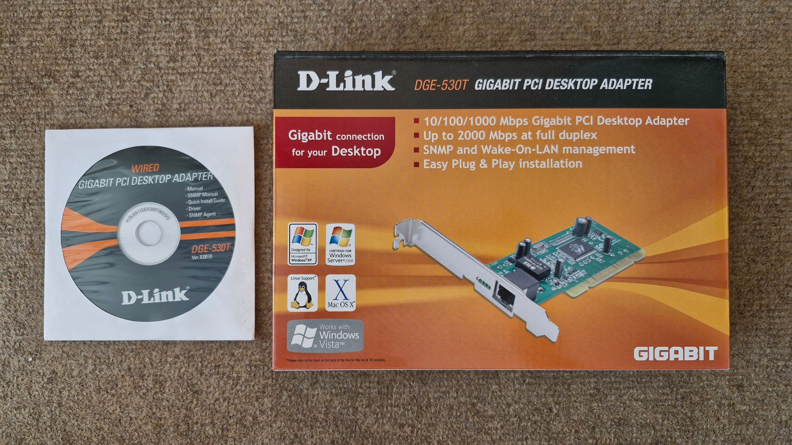 کارت شبکه D-Link DGE-530T