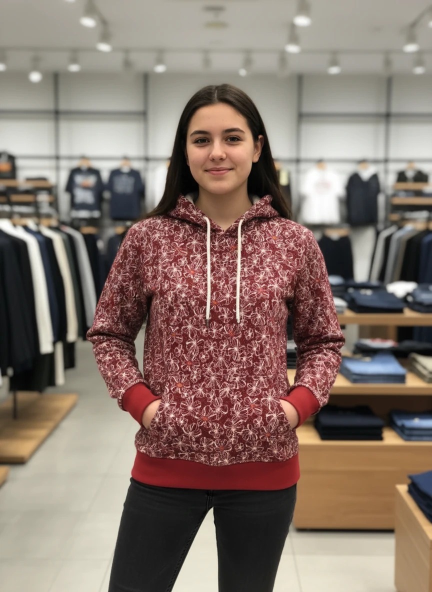 هودی دخترانه اسپورت