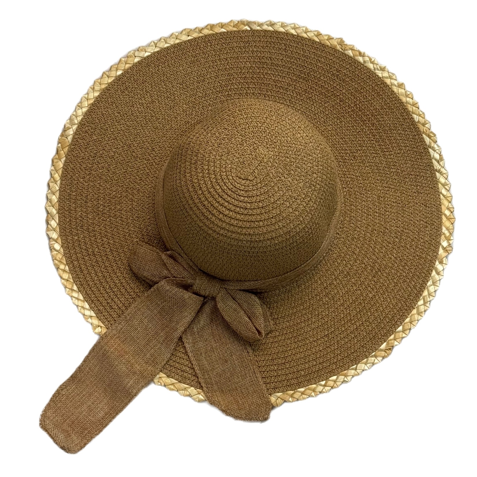 کلاه ساحلی وارداتی  دور حصیر