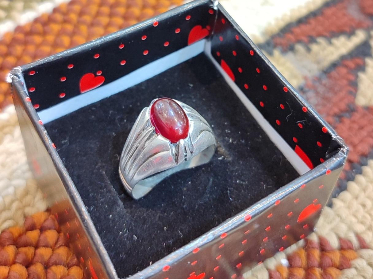 انگشتر عقیق نقره 84