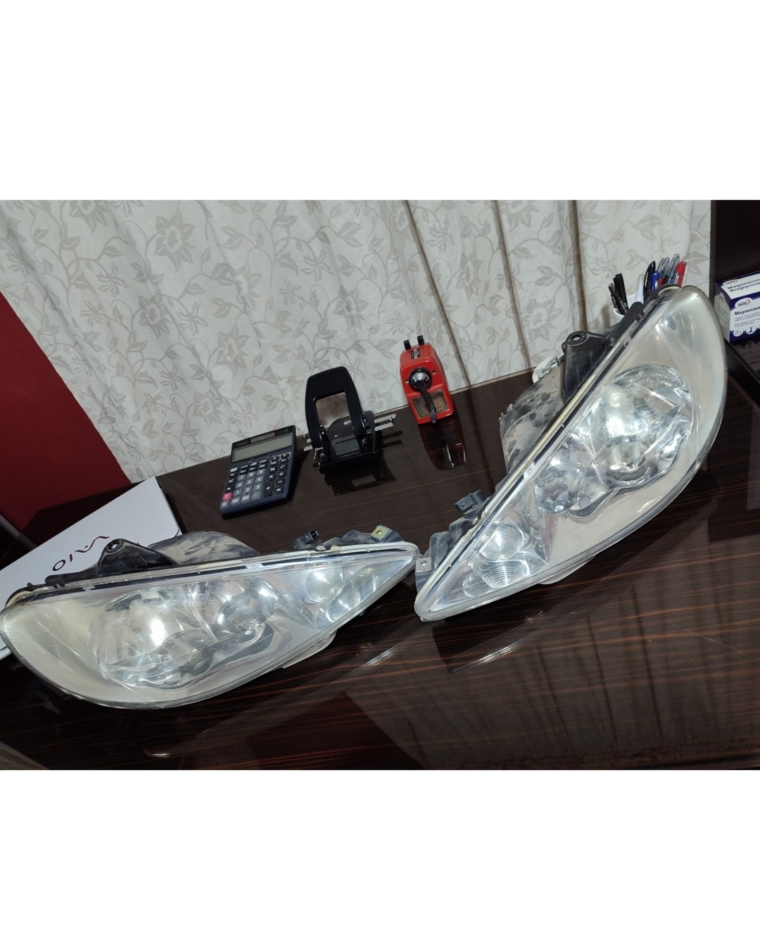 جفت چراغ جلو 206