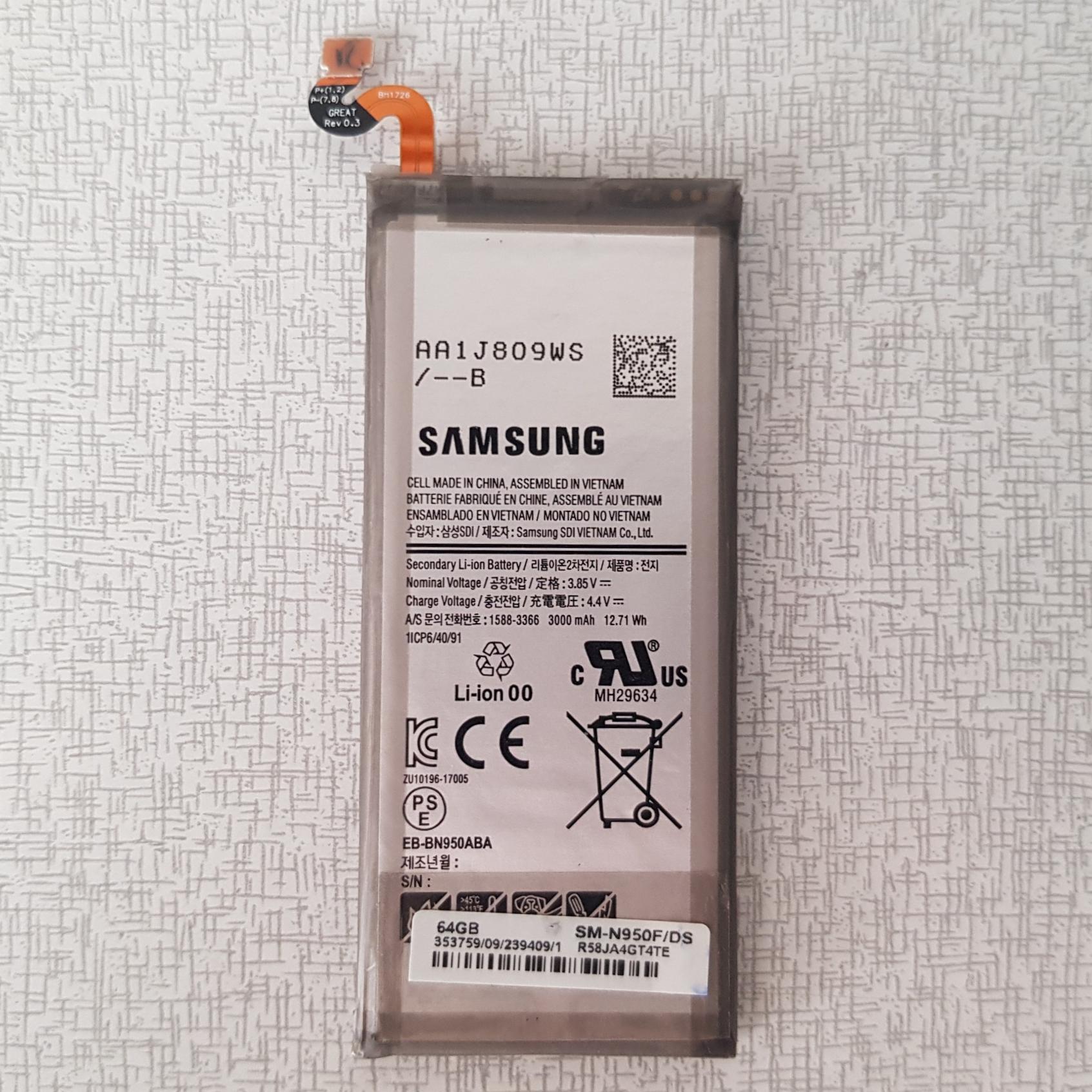 باتری Galaxy Note 8