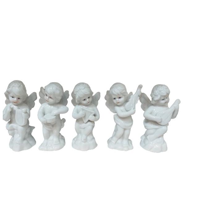 ست 5 تایی فرشته سرامیکی نوازنده