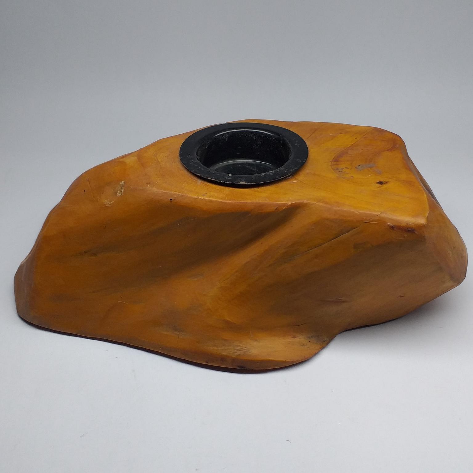 جا شمعی چوبی