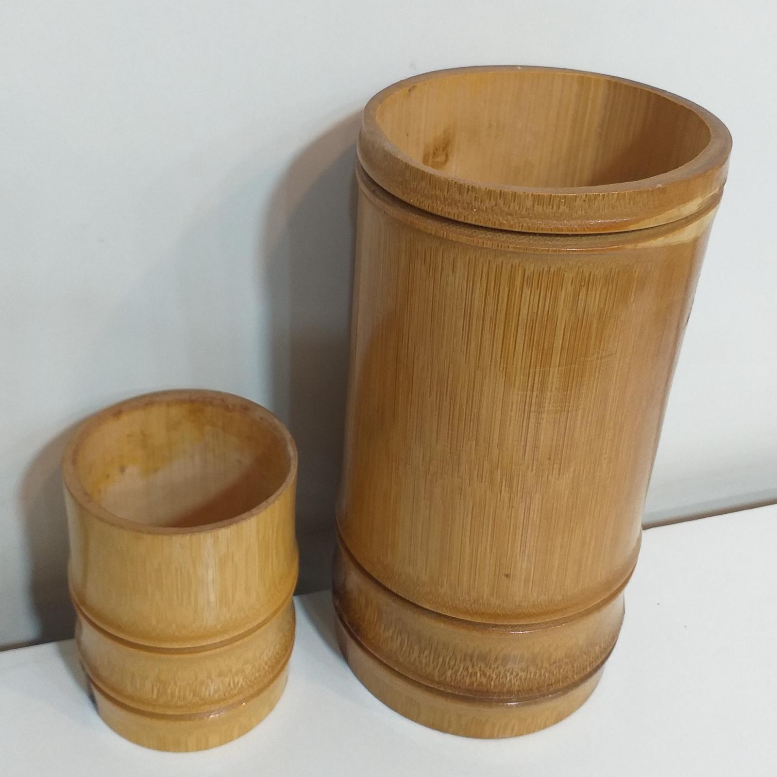 گلدان از چوب بامبو - جفتی