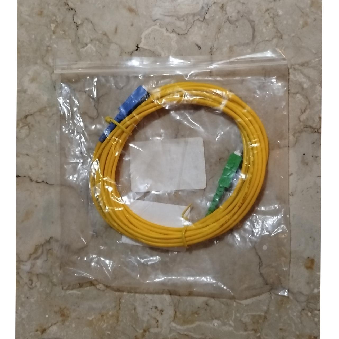 پچ کورد فیبر نوری مدل SC/APC-SC/UPC SM SX 3mm