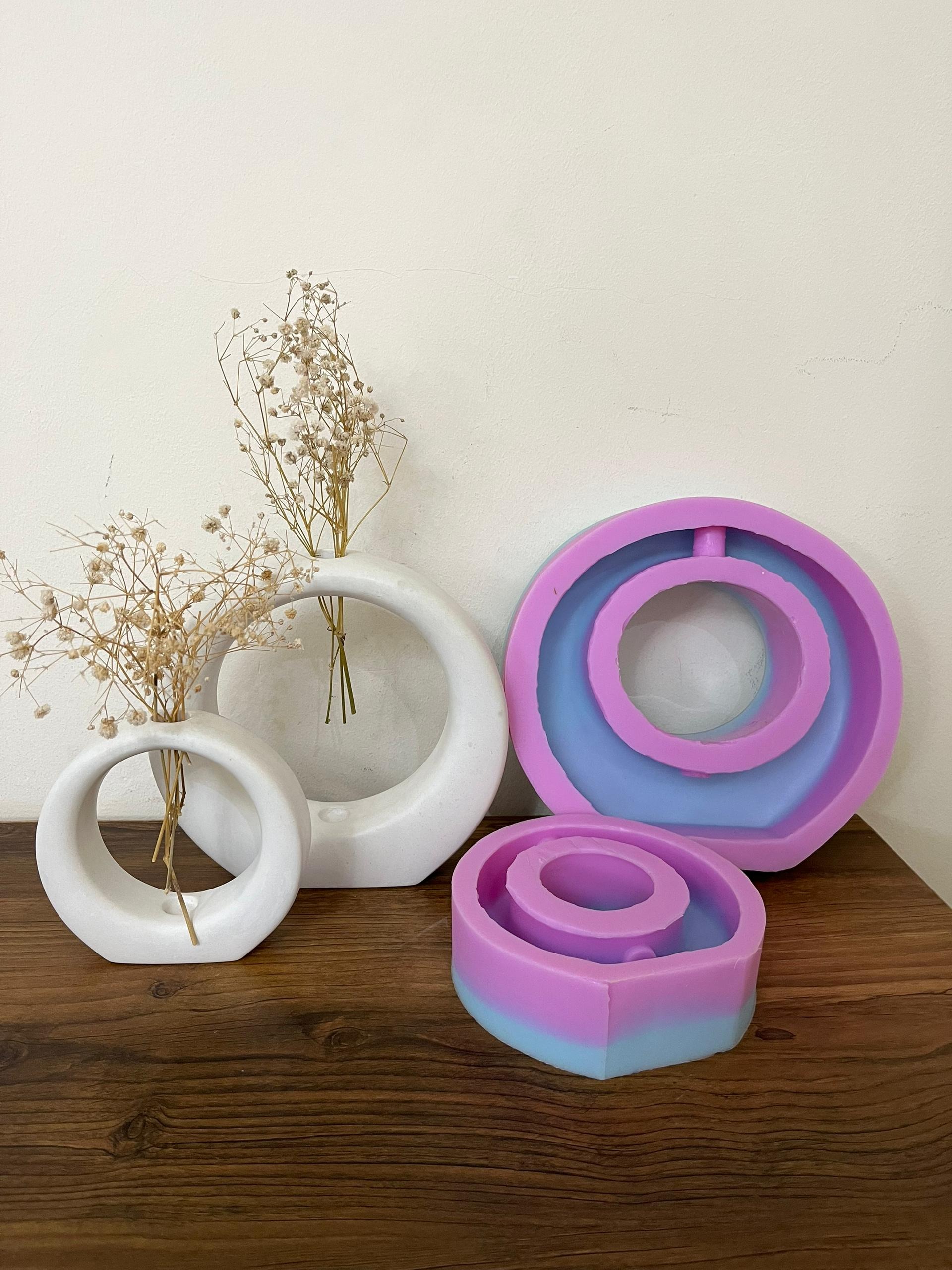 قالب سیلیکونی گلجا دو عددی دایره