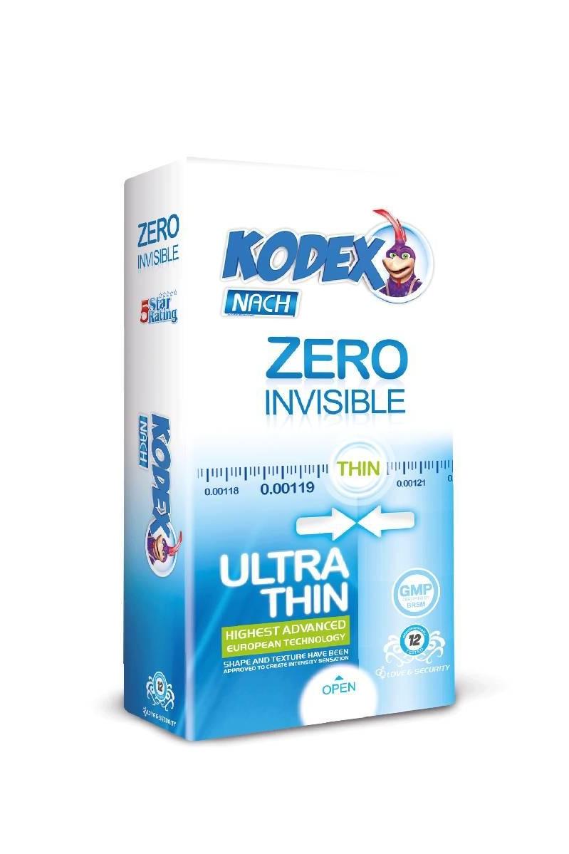کاندوم کدکس مدل zero ultra thin 12 عددی