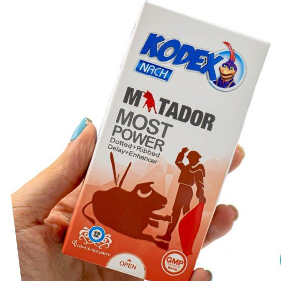 کاندوم کدکس مدل ماتادور 12عددی