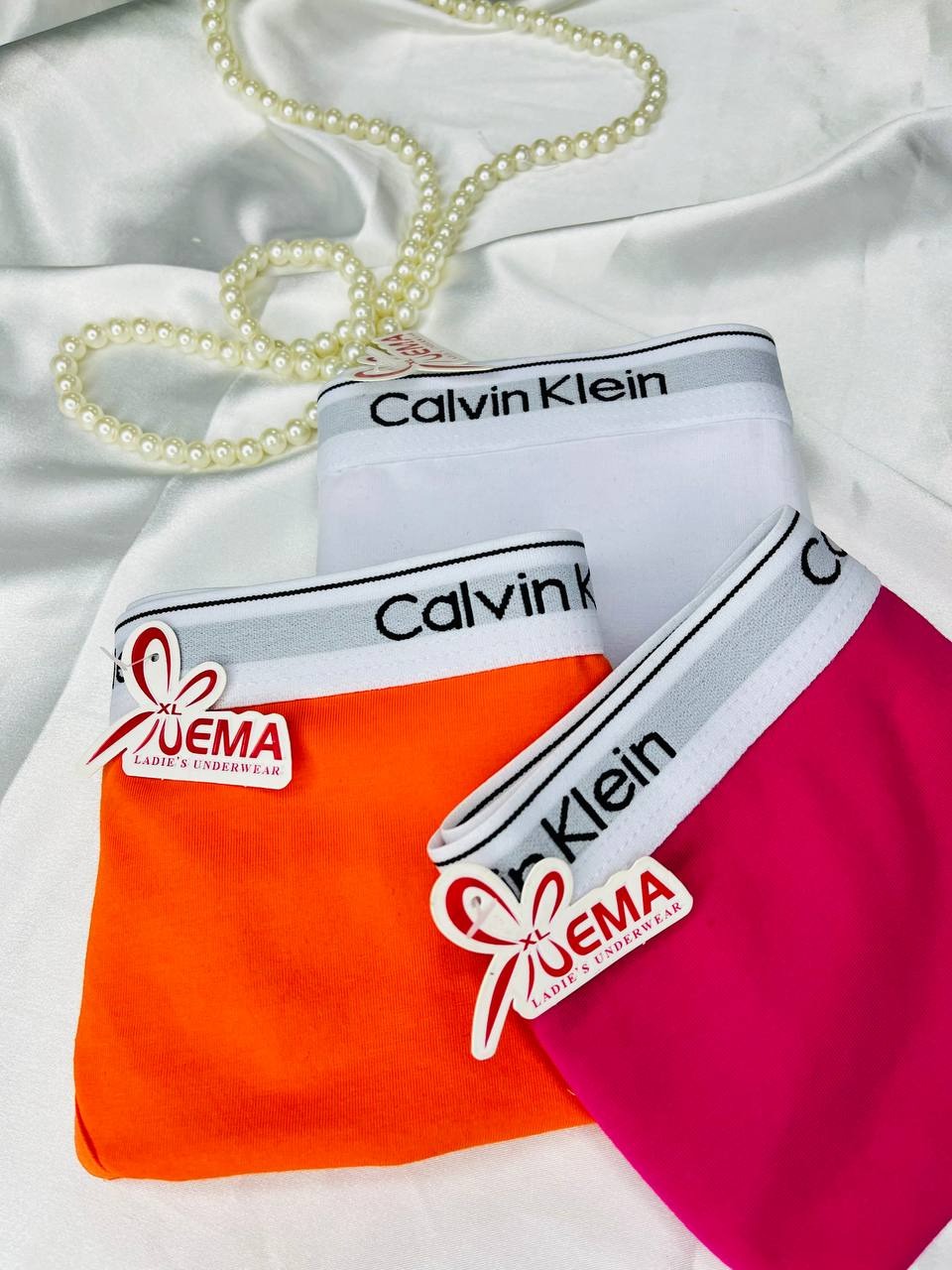 شورت اسلیپ طرحck ، برند ema سفید