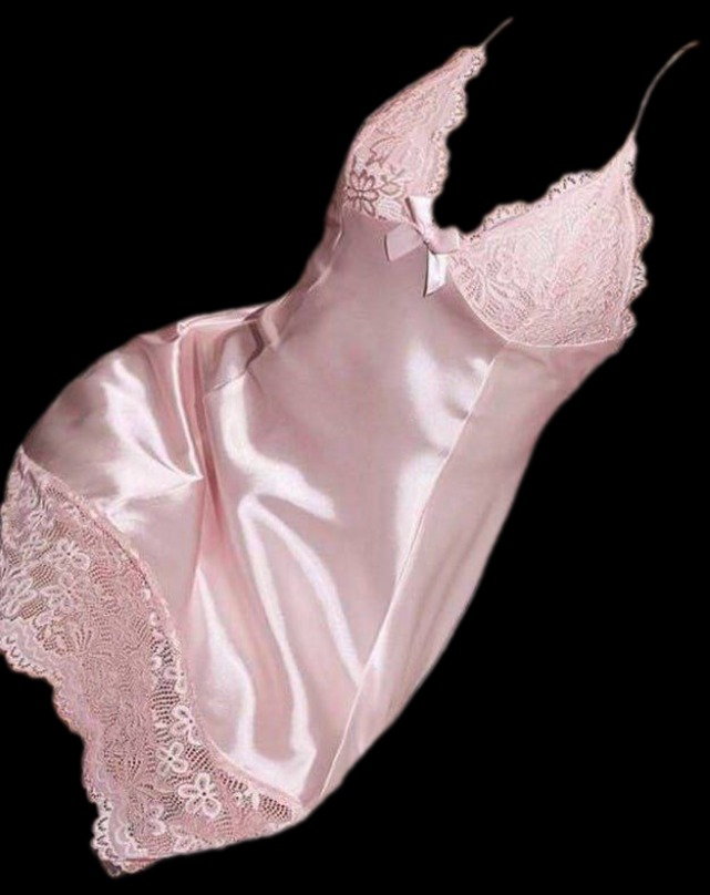 لباس خواب ساتن لورنزا/ صورتی / L