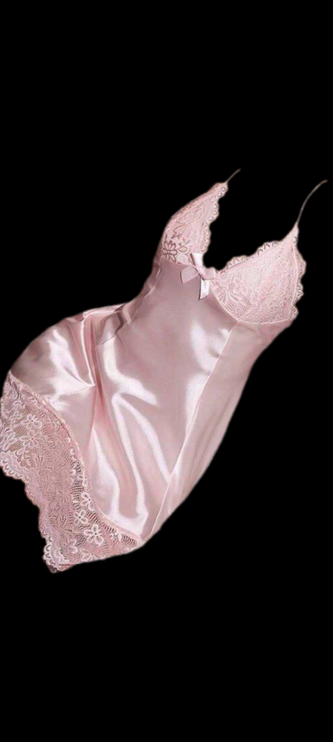 لباس خواب ساتن لورنزا/ صورتی / XL