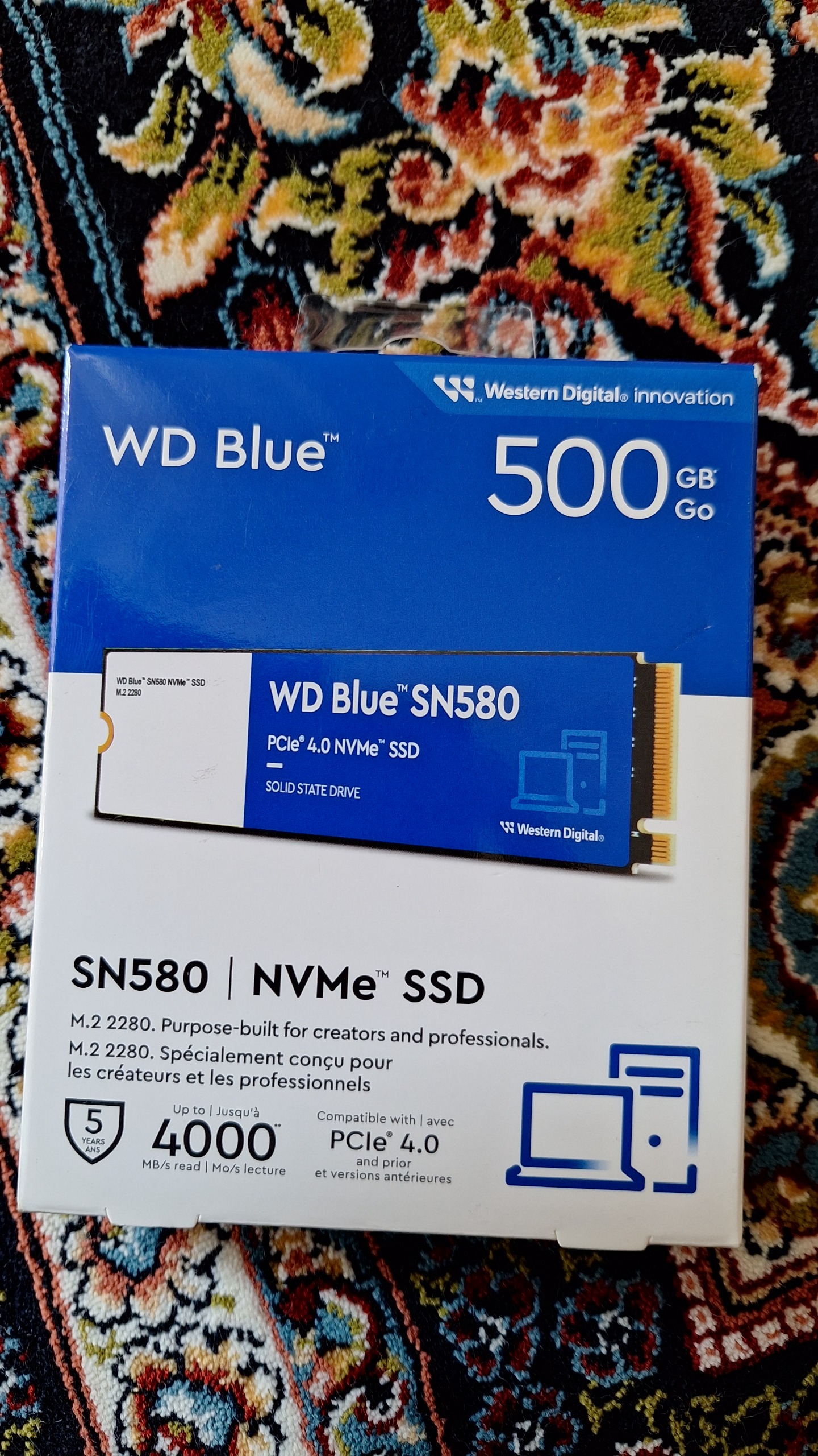هارد ssd500گیگ m2