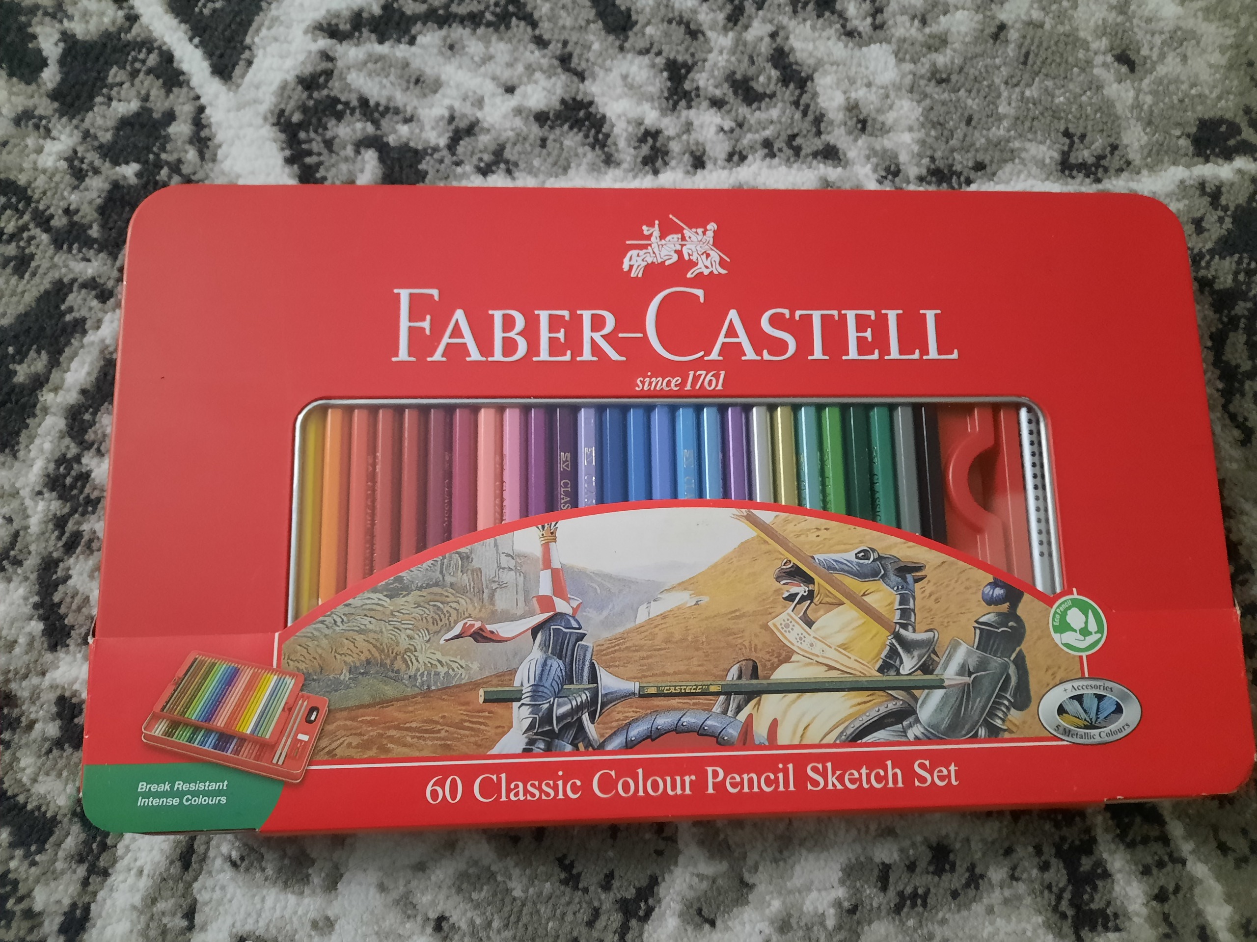 مداد رنگی 60 رنگ فابر کاستل