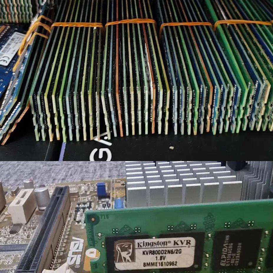 رم کامپیوتر 2 گیگ DDR2 (استوک) PC RAM 2G KVR800