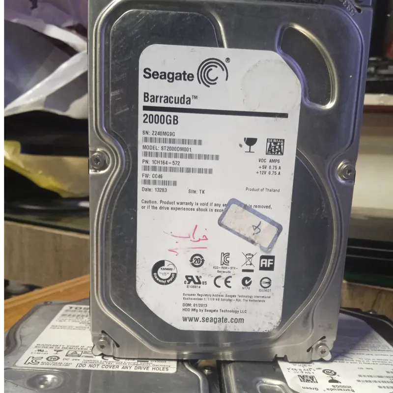 هارد 2 ترا سیگیت دو ترابایت معیوب HDD 2T Segate