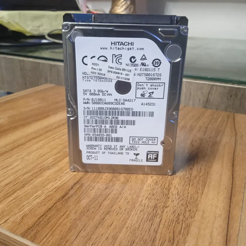هارد 500 گیگ لپ تاپ هیتاچی 7200 HDD 500G Hitachi