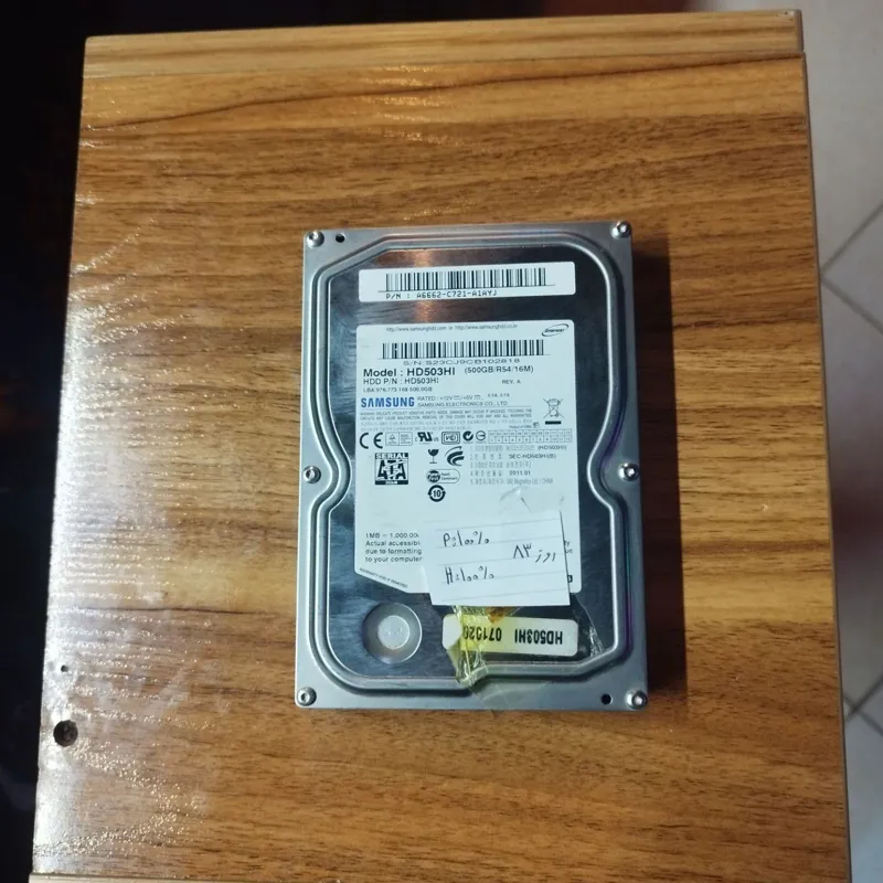 هارد 500 گیگابایت سامسونگ هلث 100 درصد