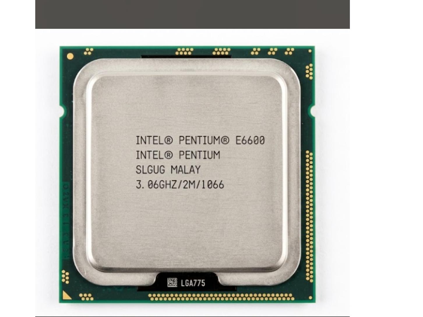 پردازنده Intel Pentium E6600