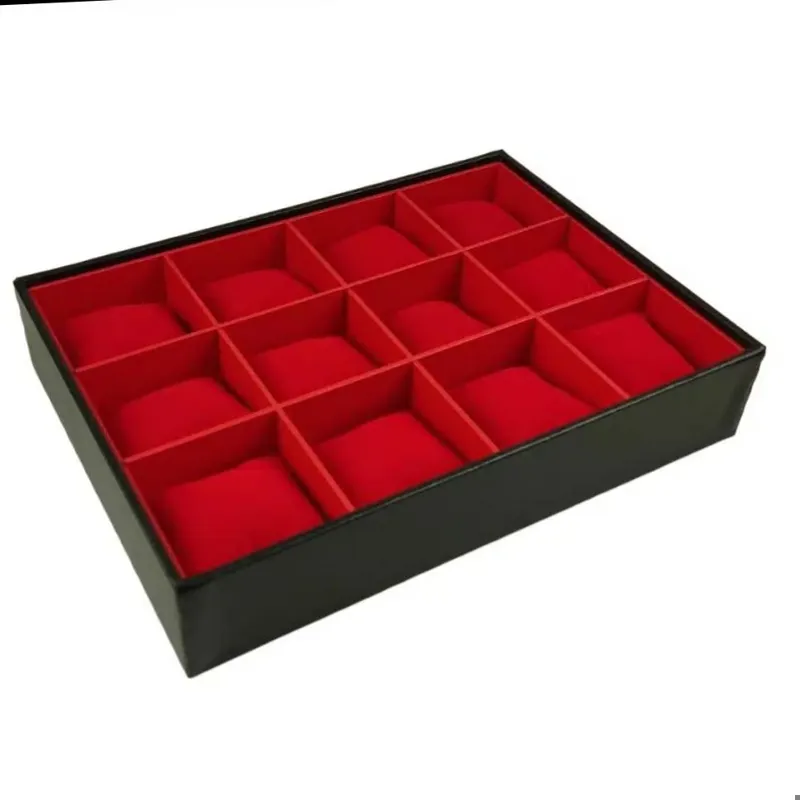 جعبه جدید 12خانه ساعت چرم ومخمل بسیار شیک