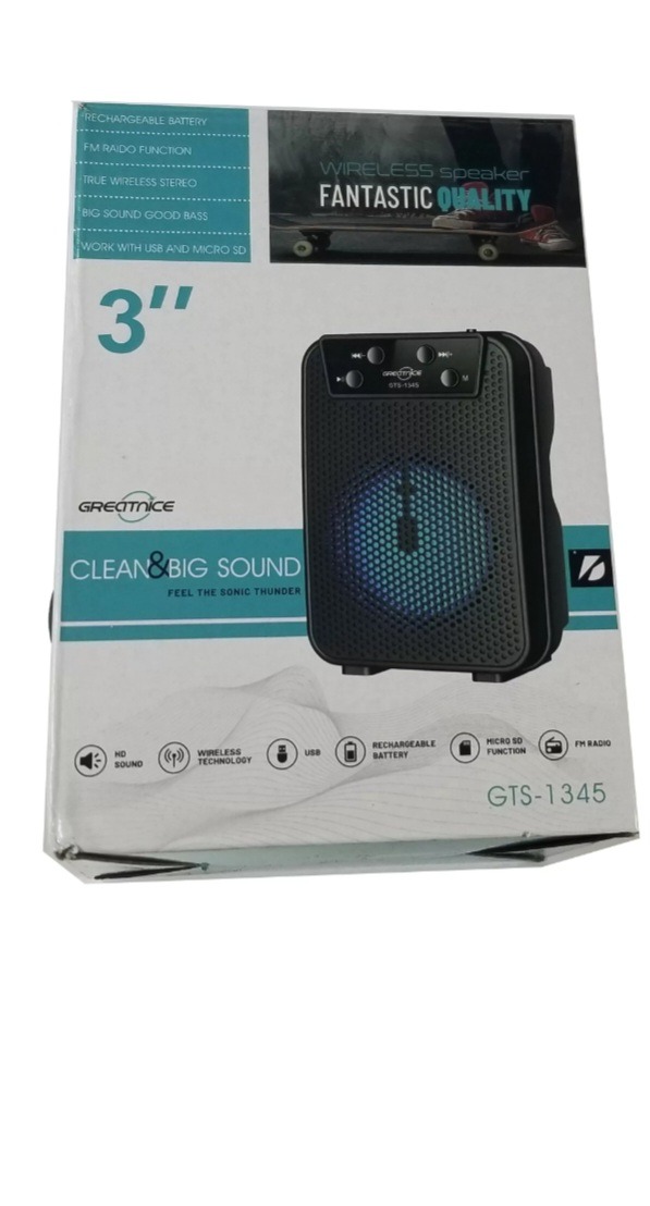 اسپیکر بلوتوثی گریت نایس مدل gts-1345