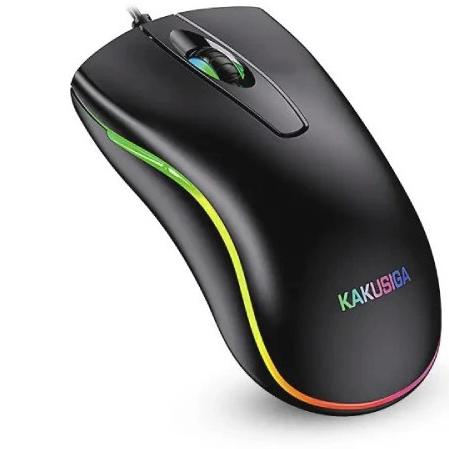 موس گیمینگ سیم دار LED RGB کاکوسیگا