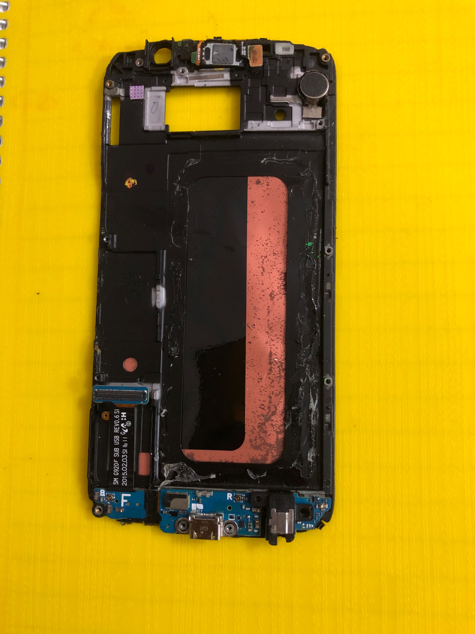 فرم وشاسی گوشی S6سامسونگ