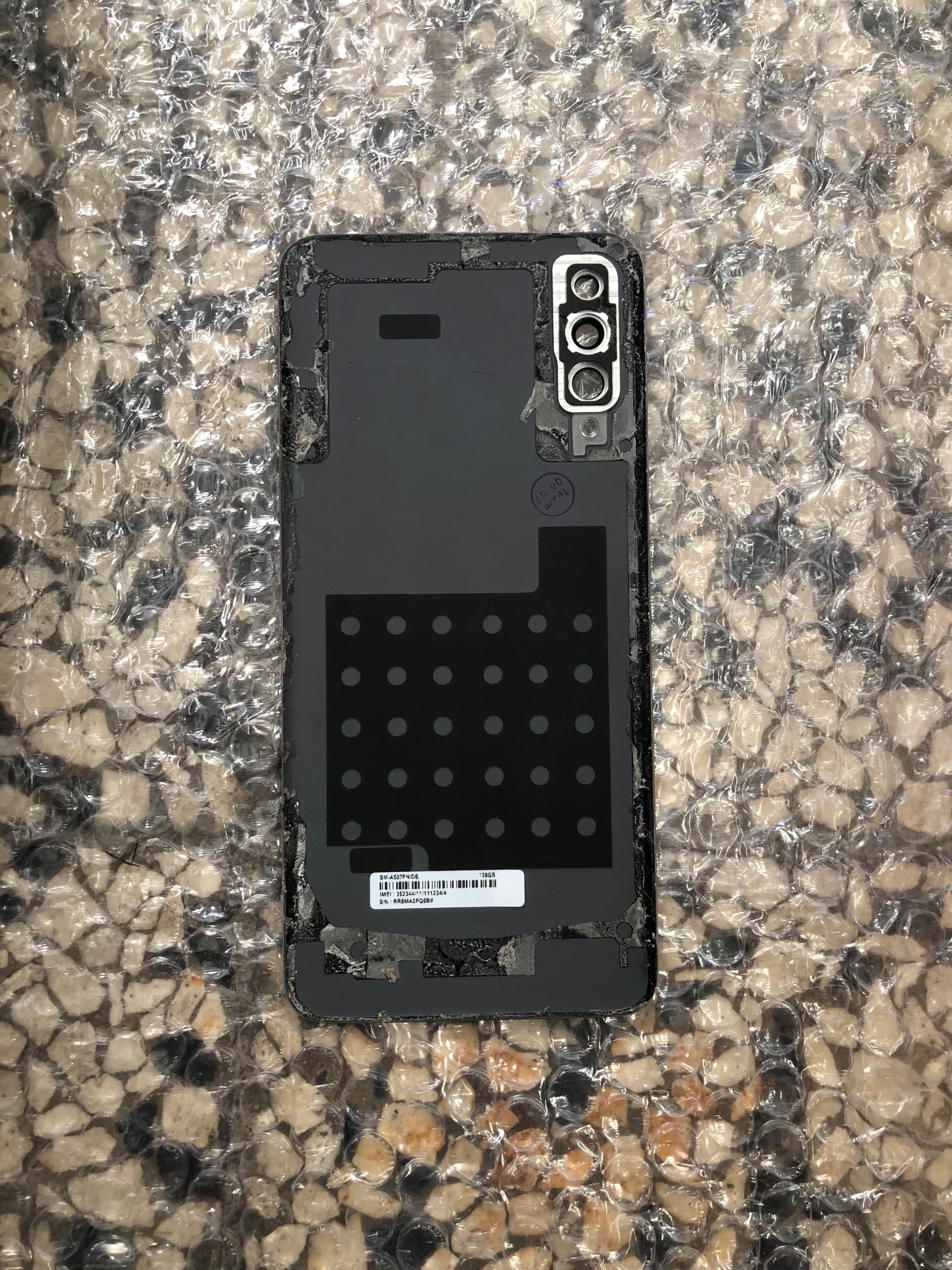 درب پشت گوشی A50sسامسونگ