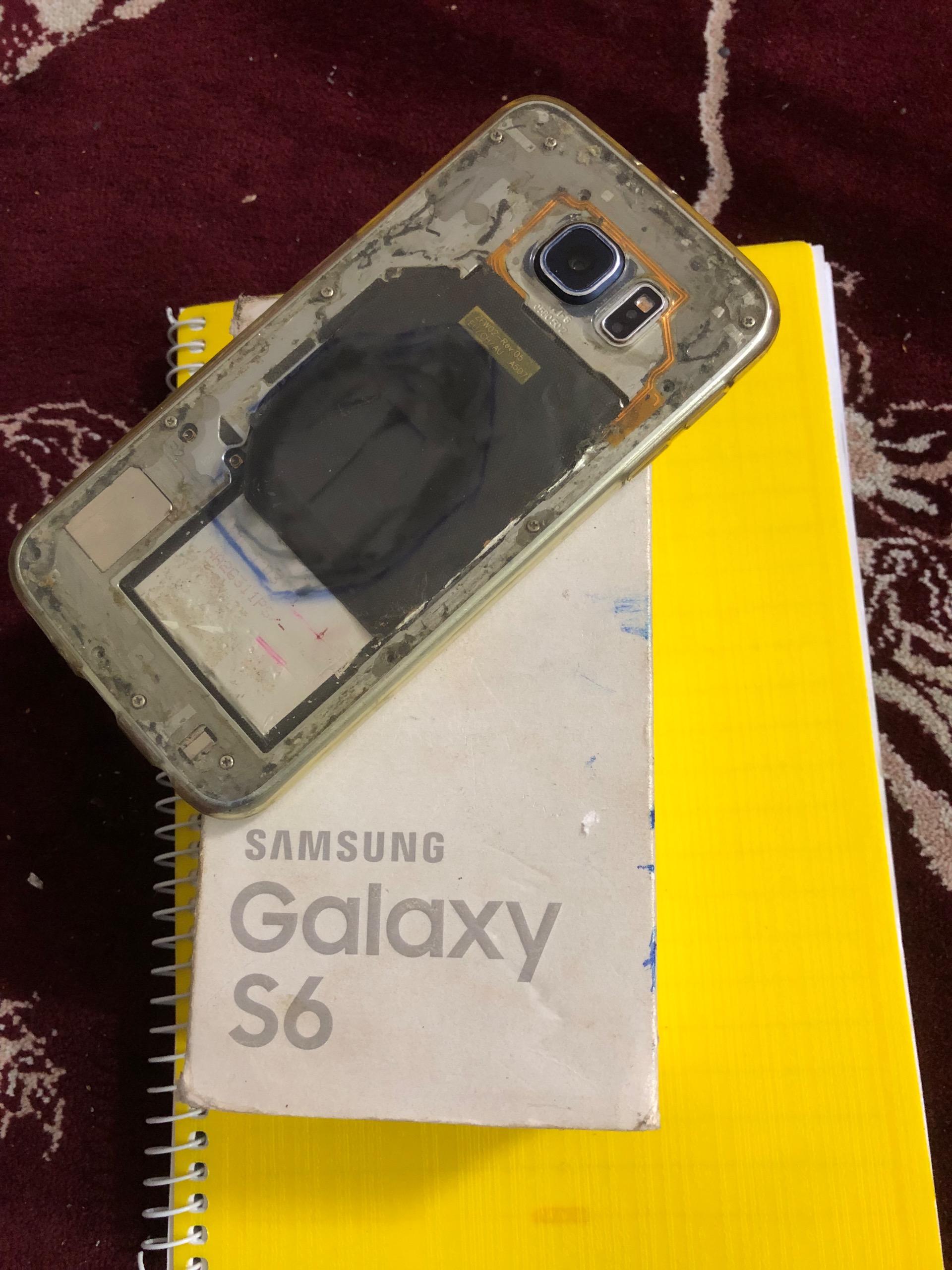 برد گوشی S6سامسونگ