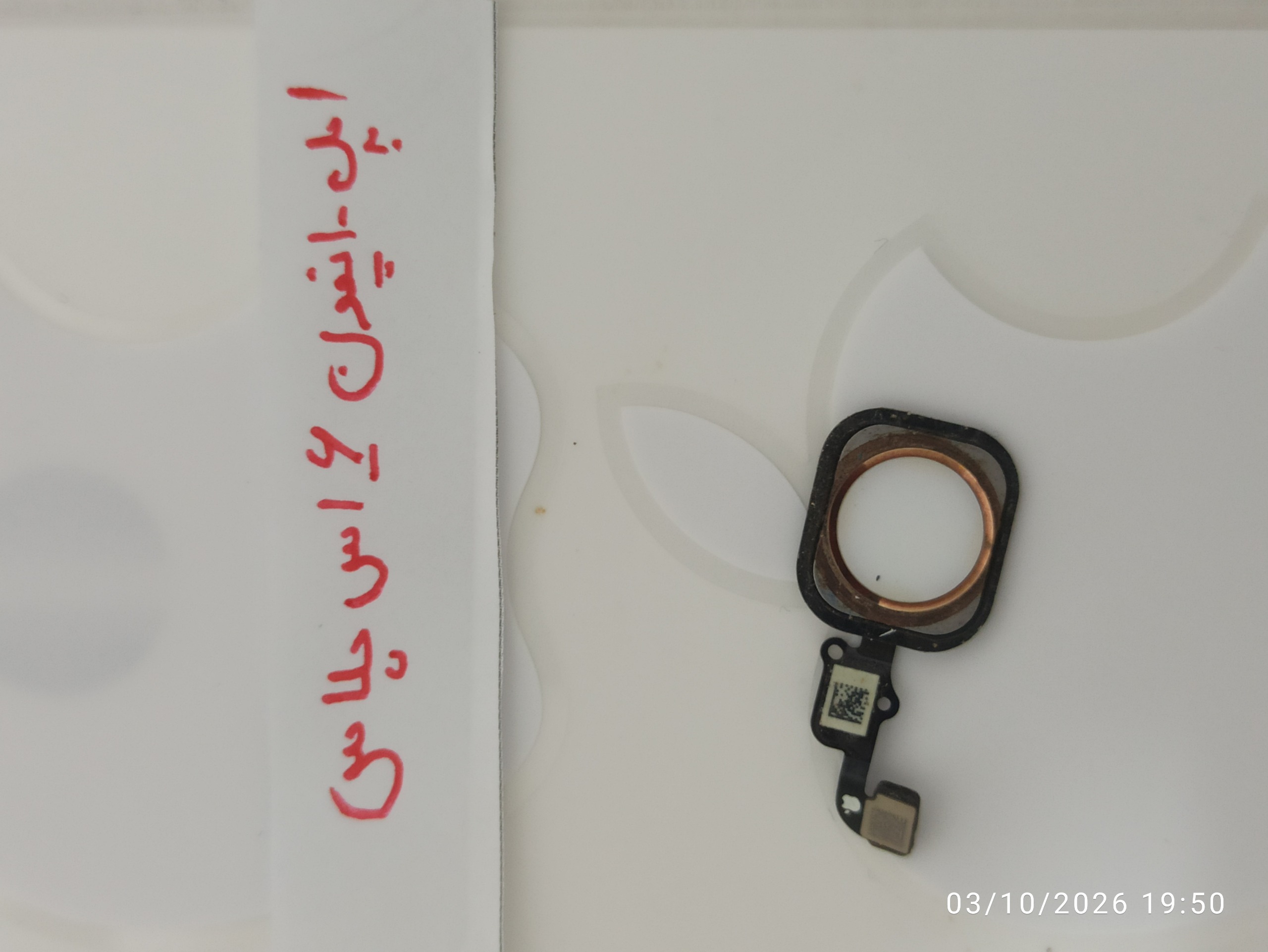 فلت دکمه هوم اصلی اپل 6اس پلاس